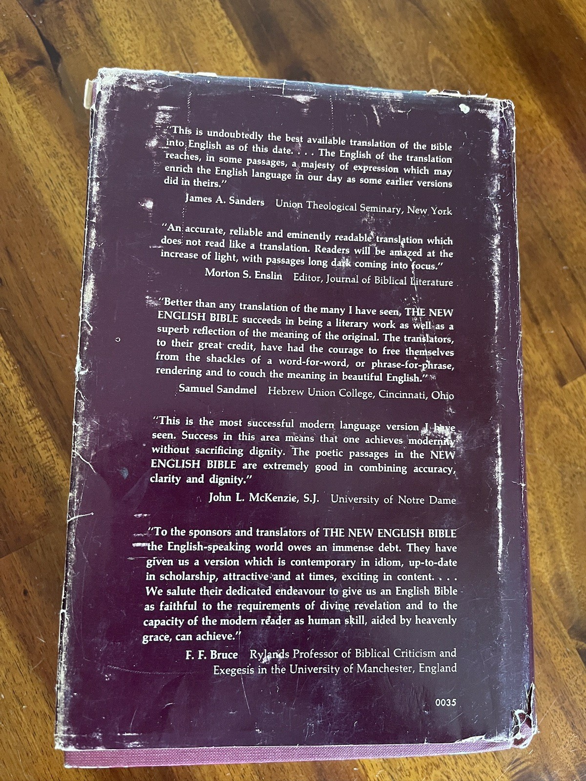 Vtg The New English Bible With the Apocrypha Oxford University Press 1970 HC DJ