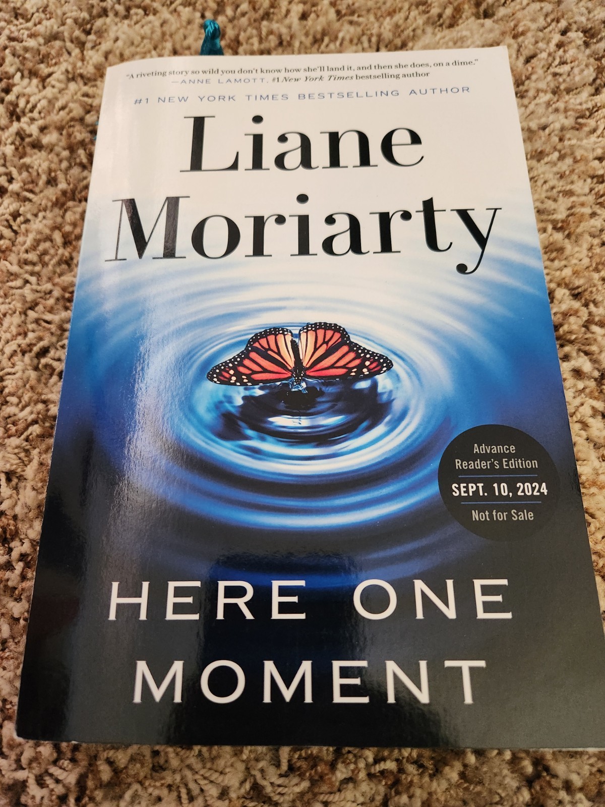 Here One Moment by Liane Moriarty Paperback-ARC
