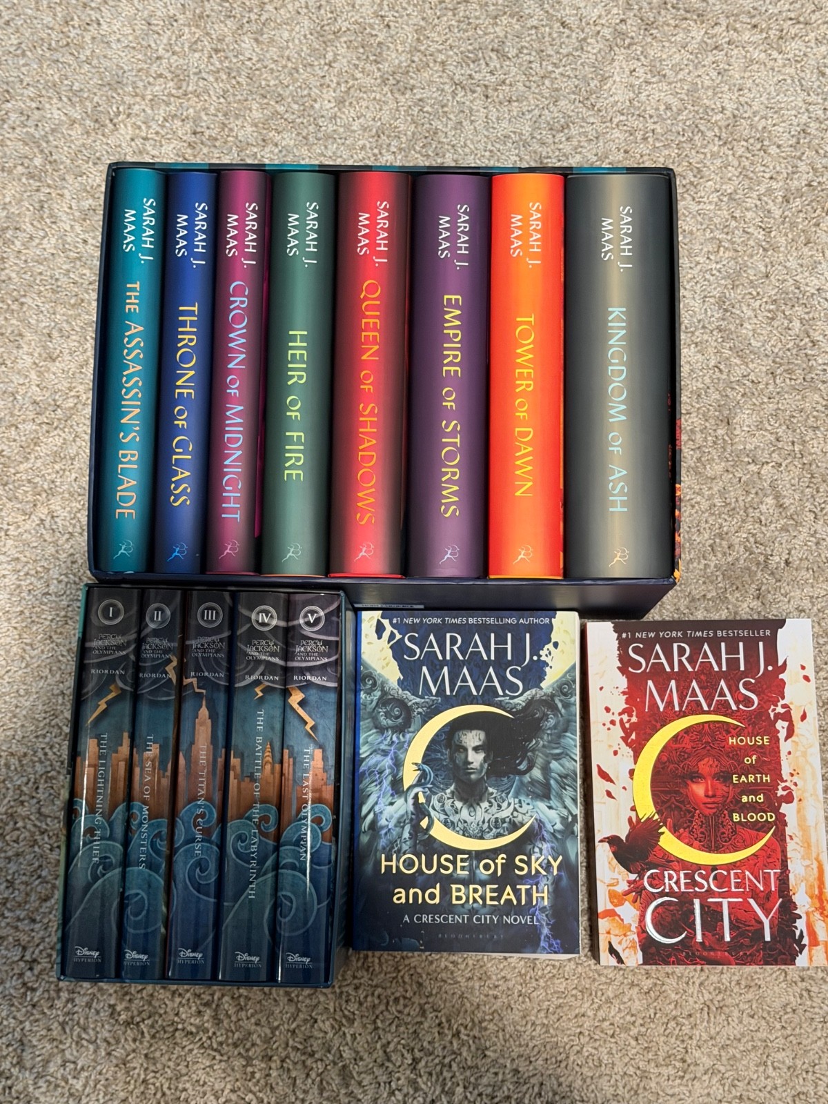 Throne of Glass Hardcover Box Set by Sarah J. Maas (2023, Hardcover)