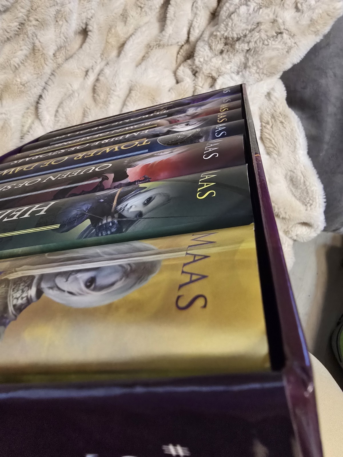 Throne Of Glass Box Set, Hardcover Out Of Print Dust Jackets, Sarah J MAAS