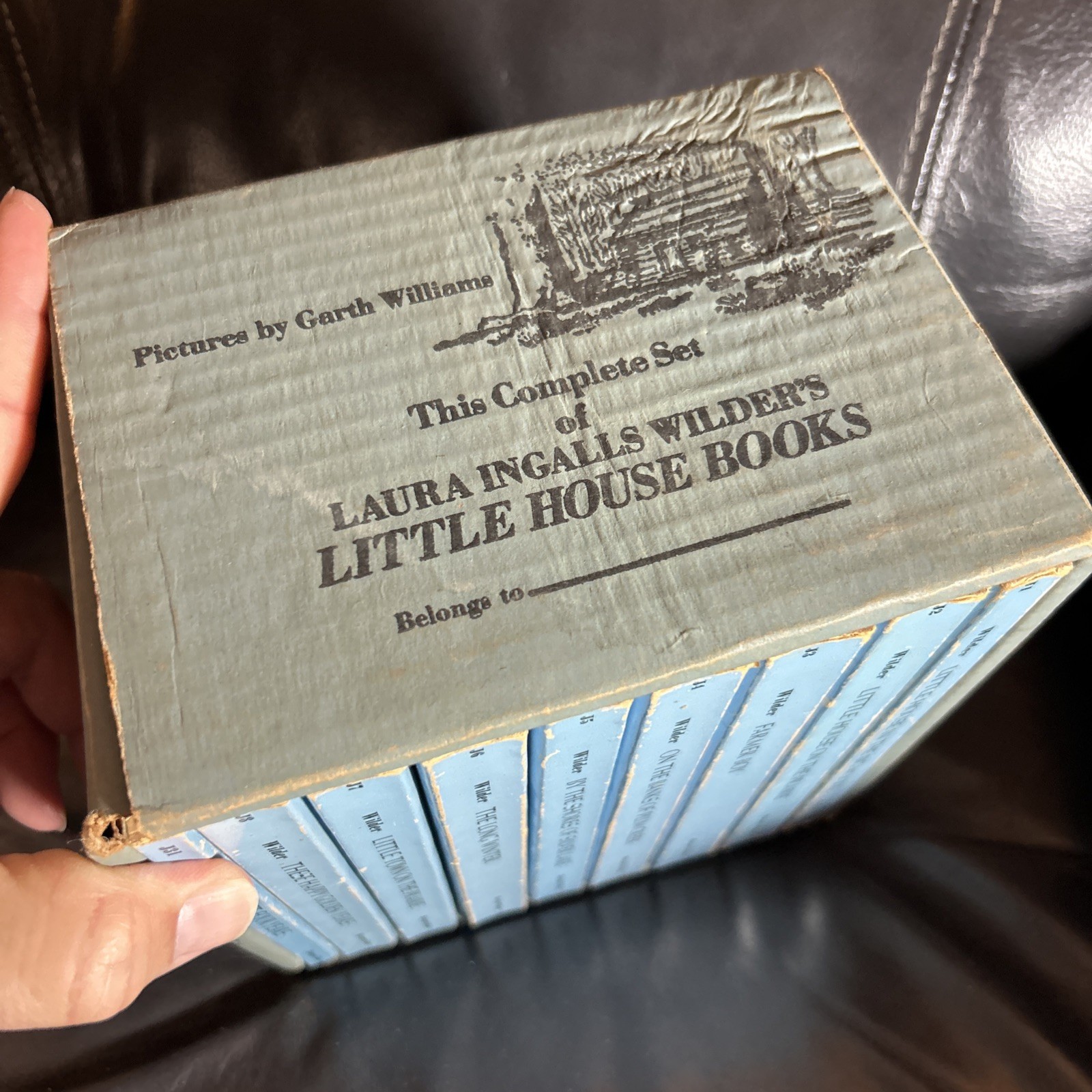 Laura Ingalls Wilder’s Little House Books Complete Box Set of 9 Vintage 1971
