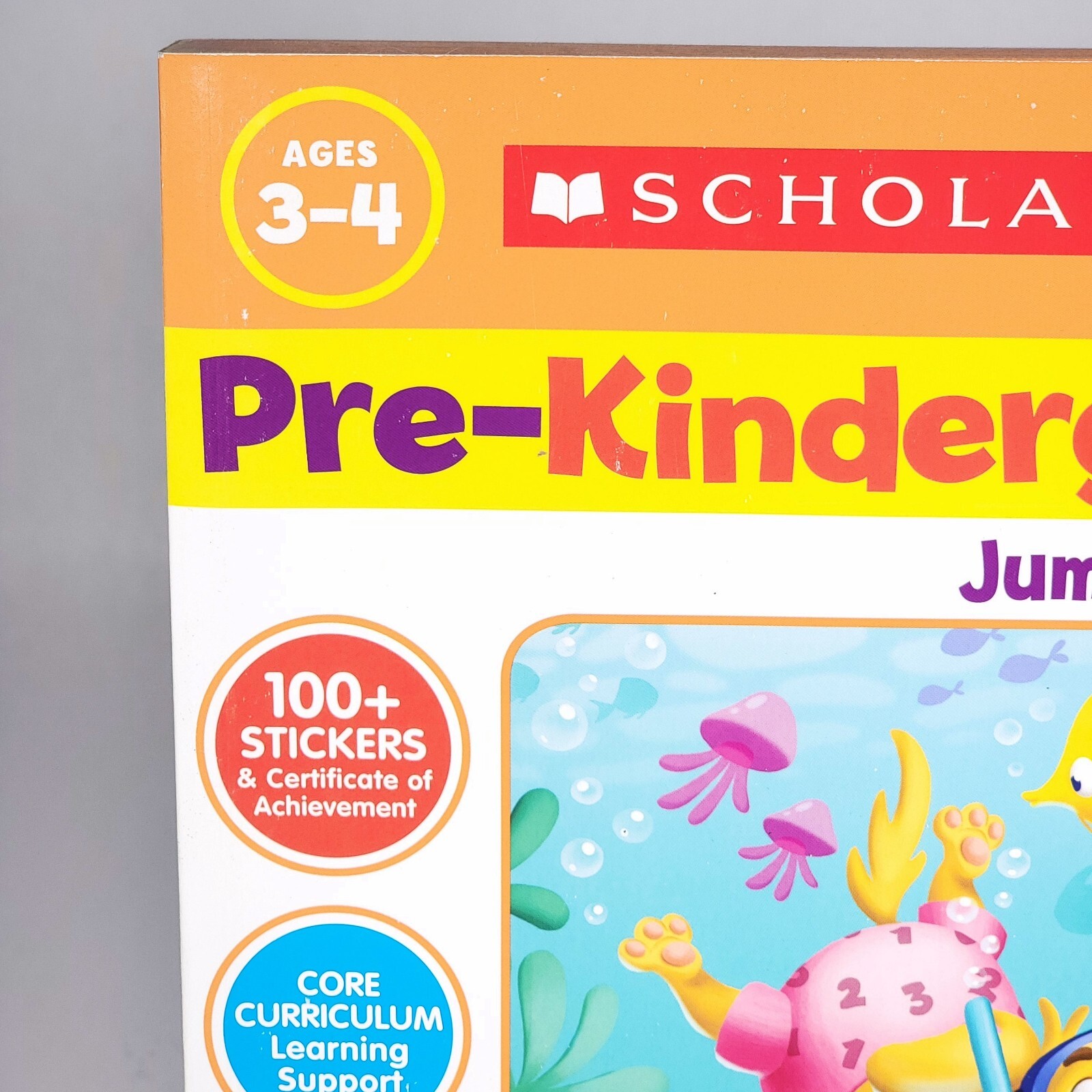 Scholastic Pre-Kindergarten Jumbo Workbooks Paperback Children Ages 3-4 New