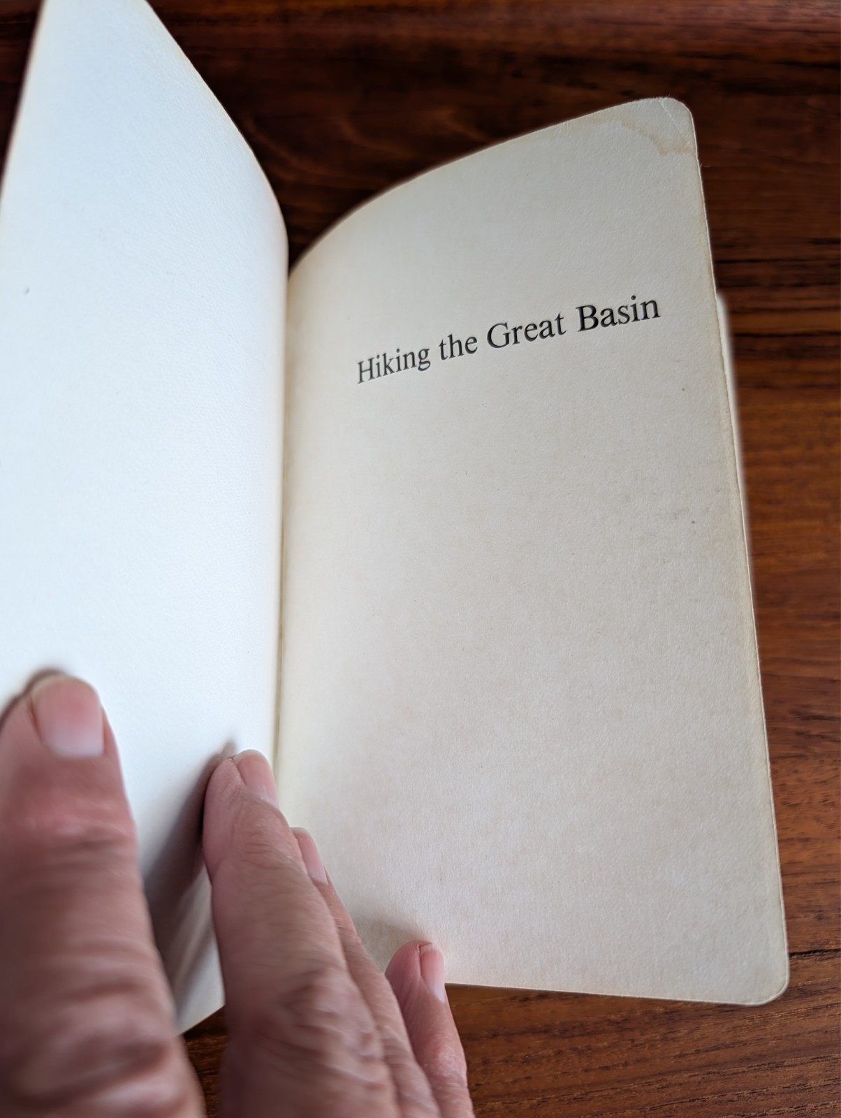 1981 Hiking the Great Basin by John Hart – Sierra Club Totebook