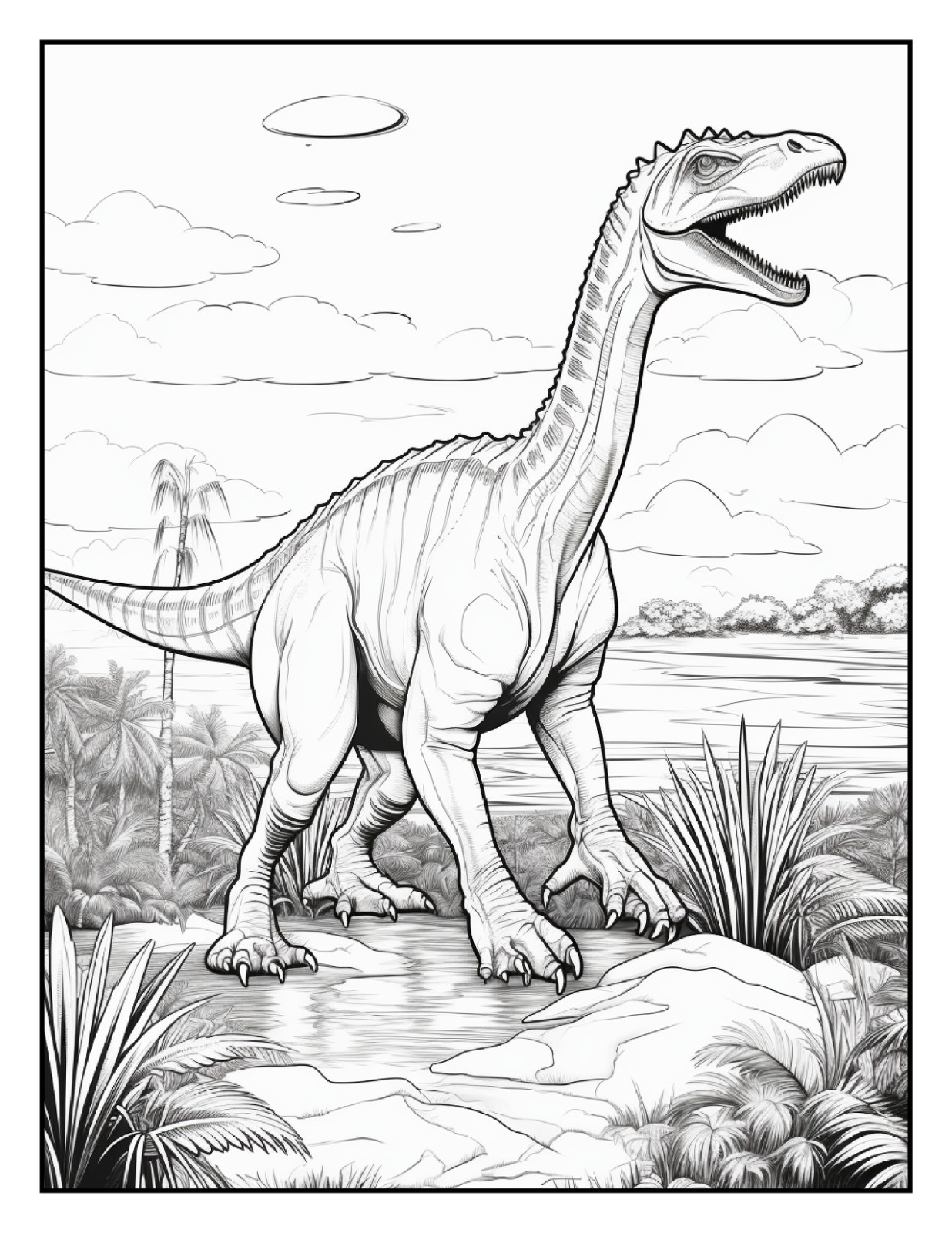 “Cute Dinosaur Coloring Book | Easy, Cute & Relaxing Designs | Perfect Gift Ide