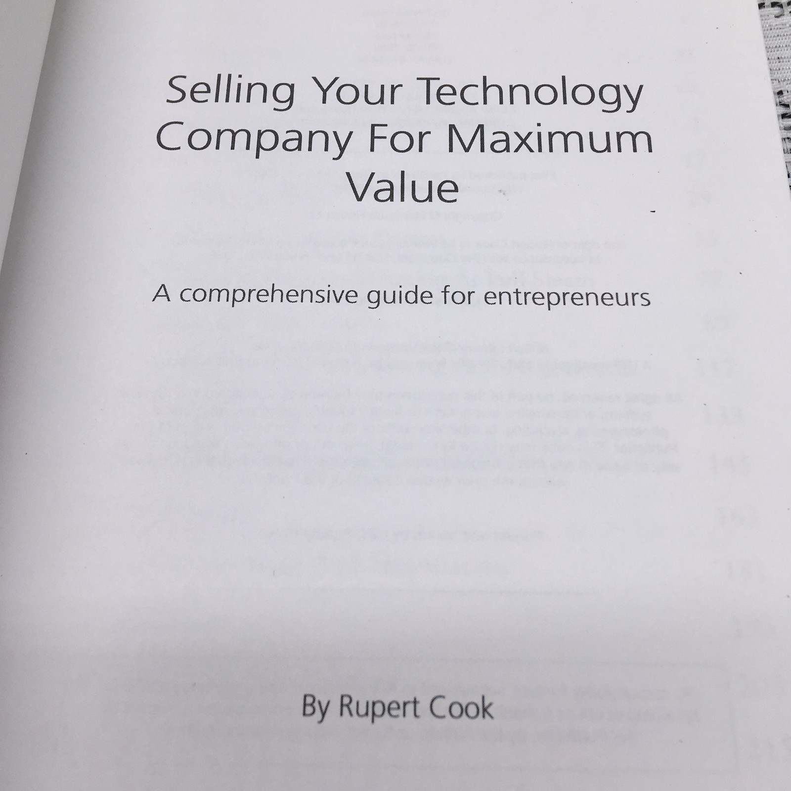 Selling Your Technology Company for Maximum Value : A Comprehensive Guide.