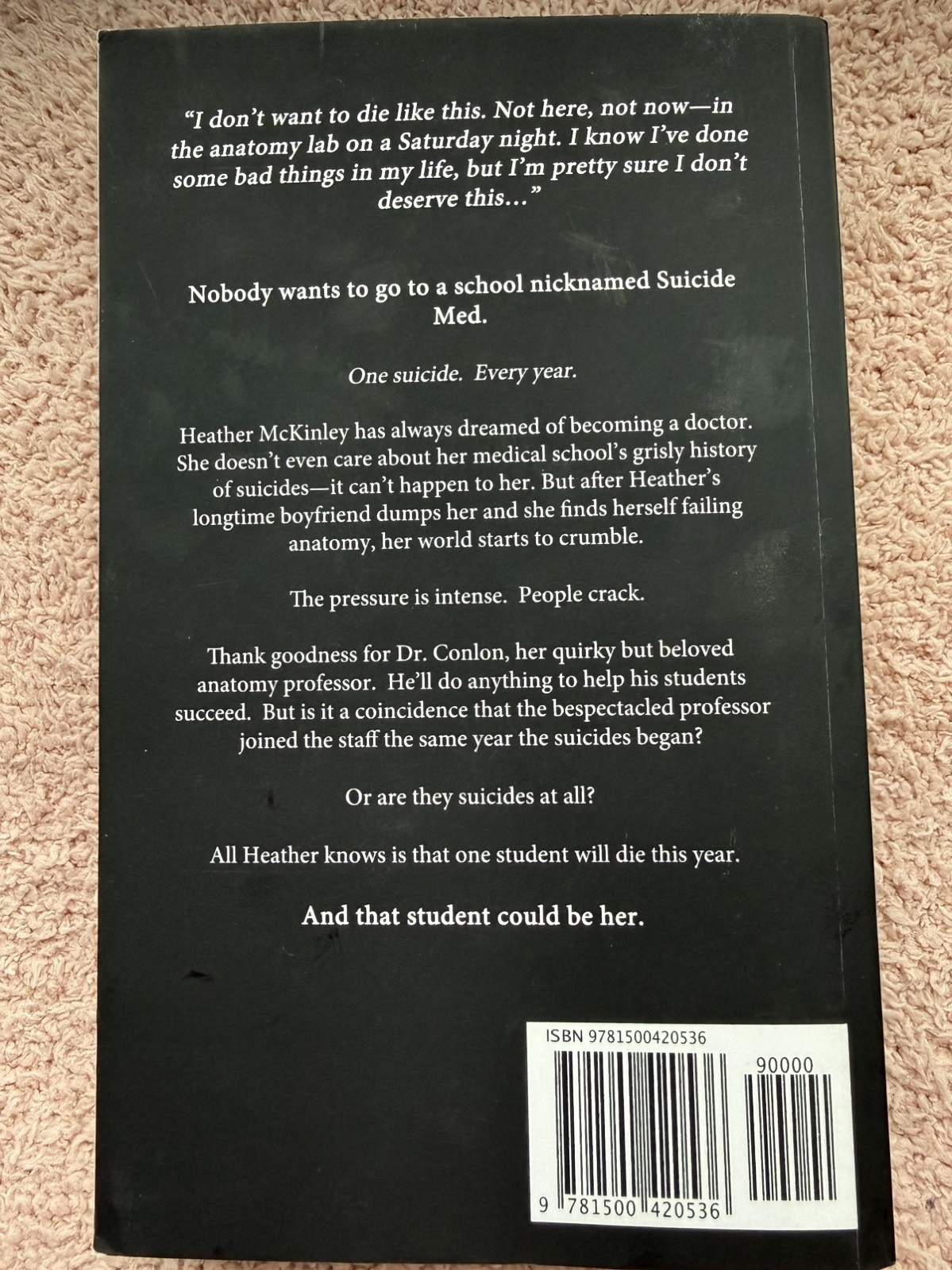 OUT OF PRINT Suicide Med by Freida McFadden – 2014