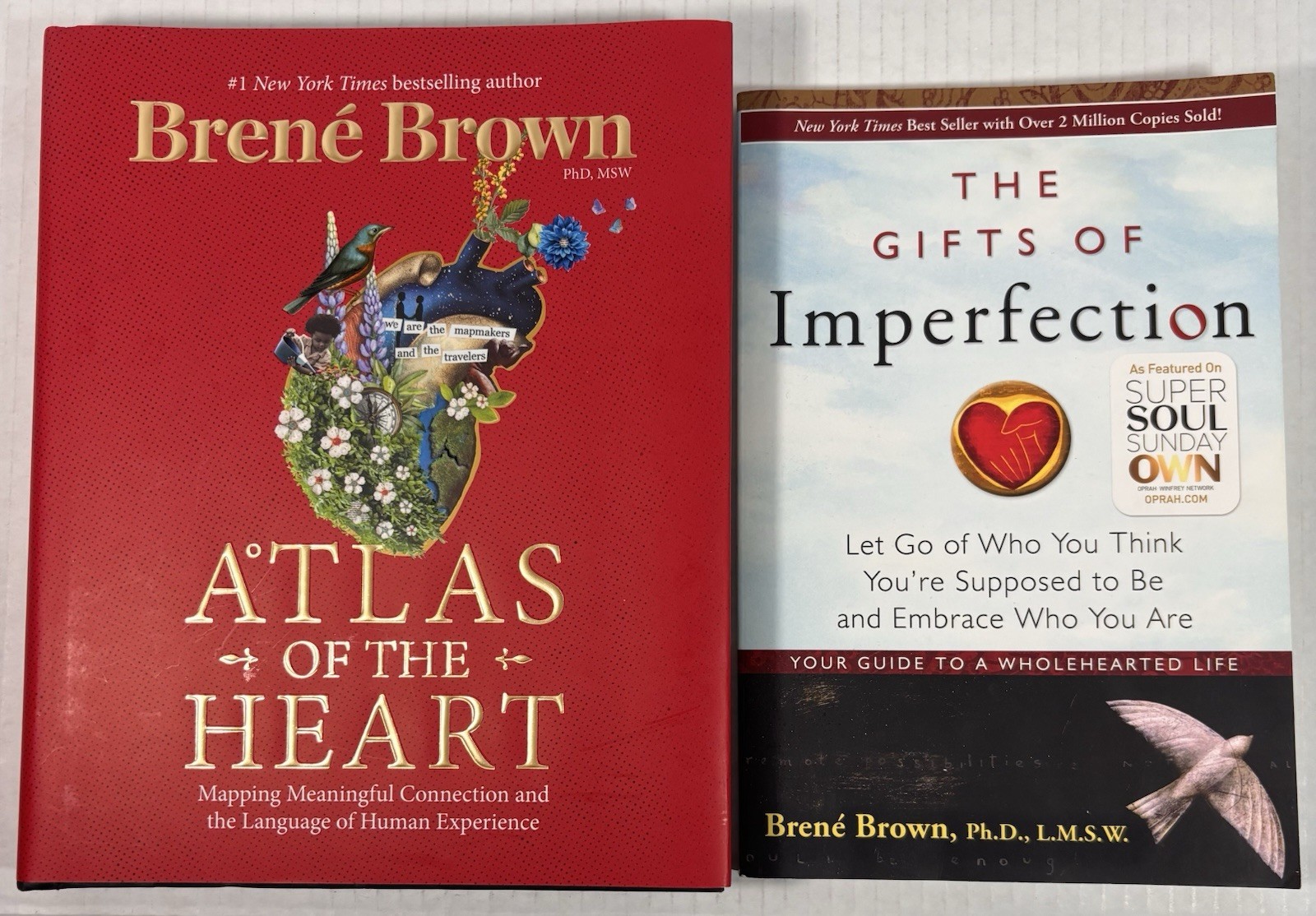 Lot 2 Brene Brown Atlas of the Heart Gifts Imperfection Self Help Worth Living