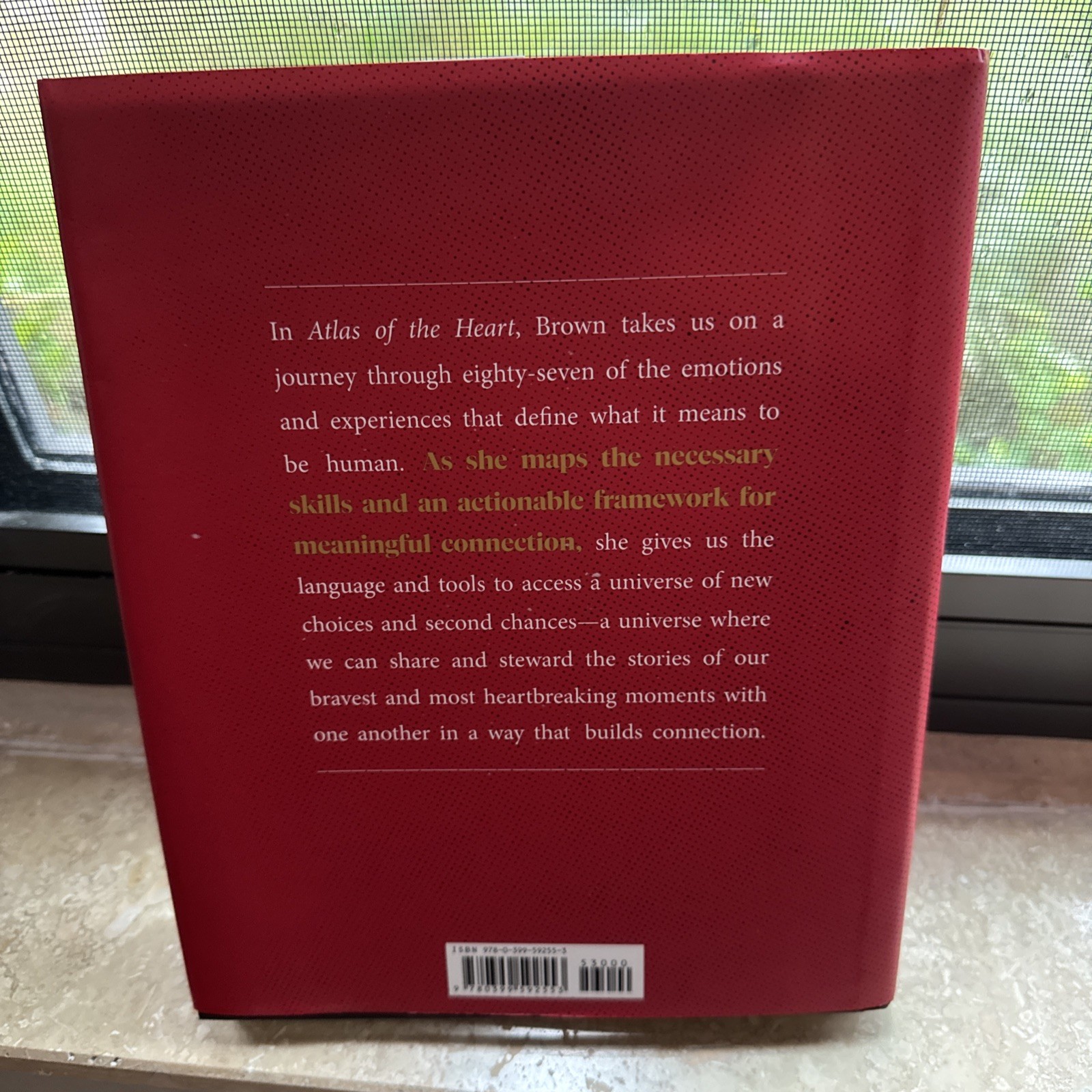Atlas Of The Heart Brene Brown Hardcover Book