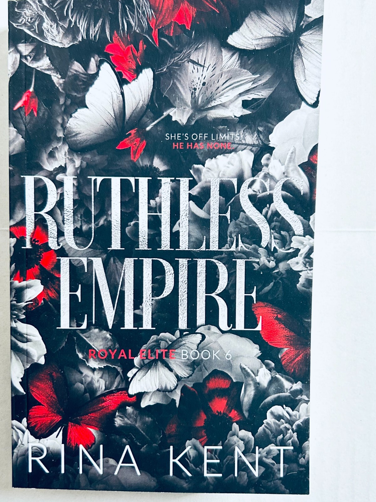 Lot of 8 .. Complete Set Royal Elite Series (Trade Paperbacks) by Rina Kent OOP