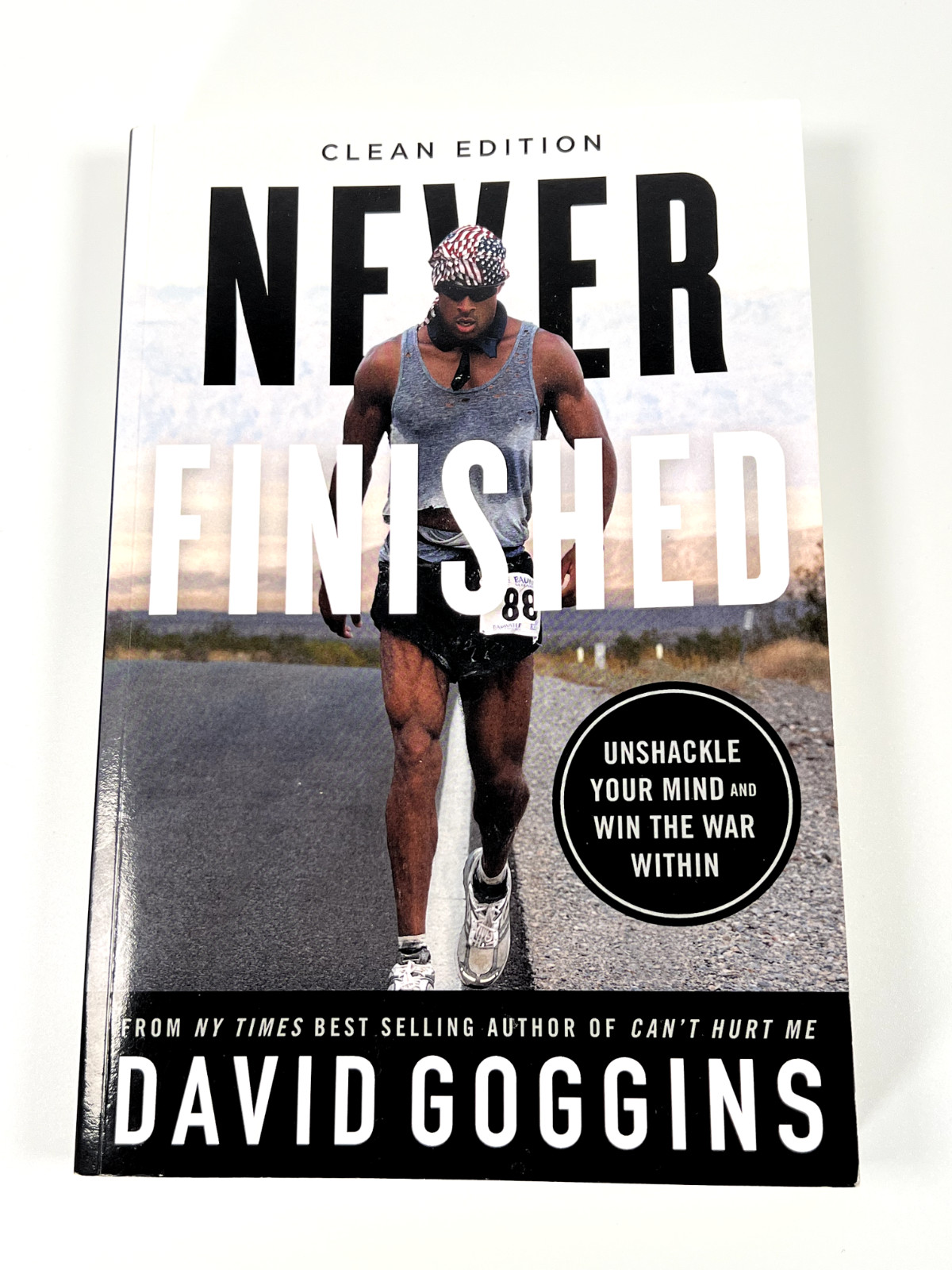 Never Finished Clean Edition David Goggins : Paperback Self Help Biography