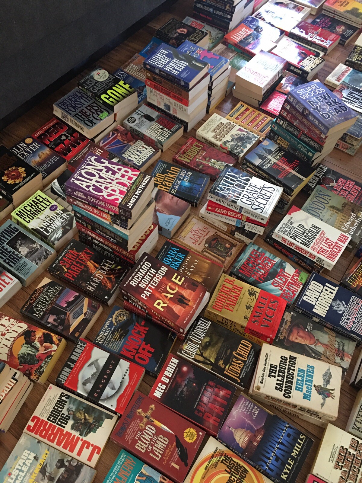 Mix Lot Of 10 Suspense Crime Mystery Thriller Fiction Paperback Books Random