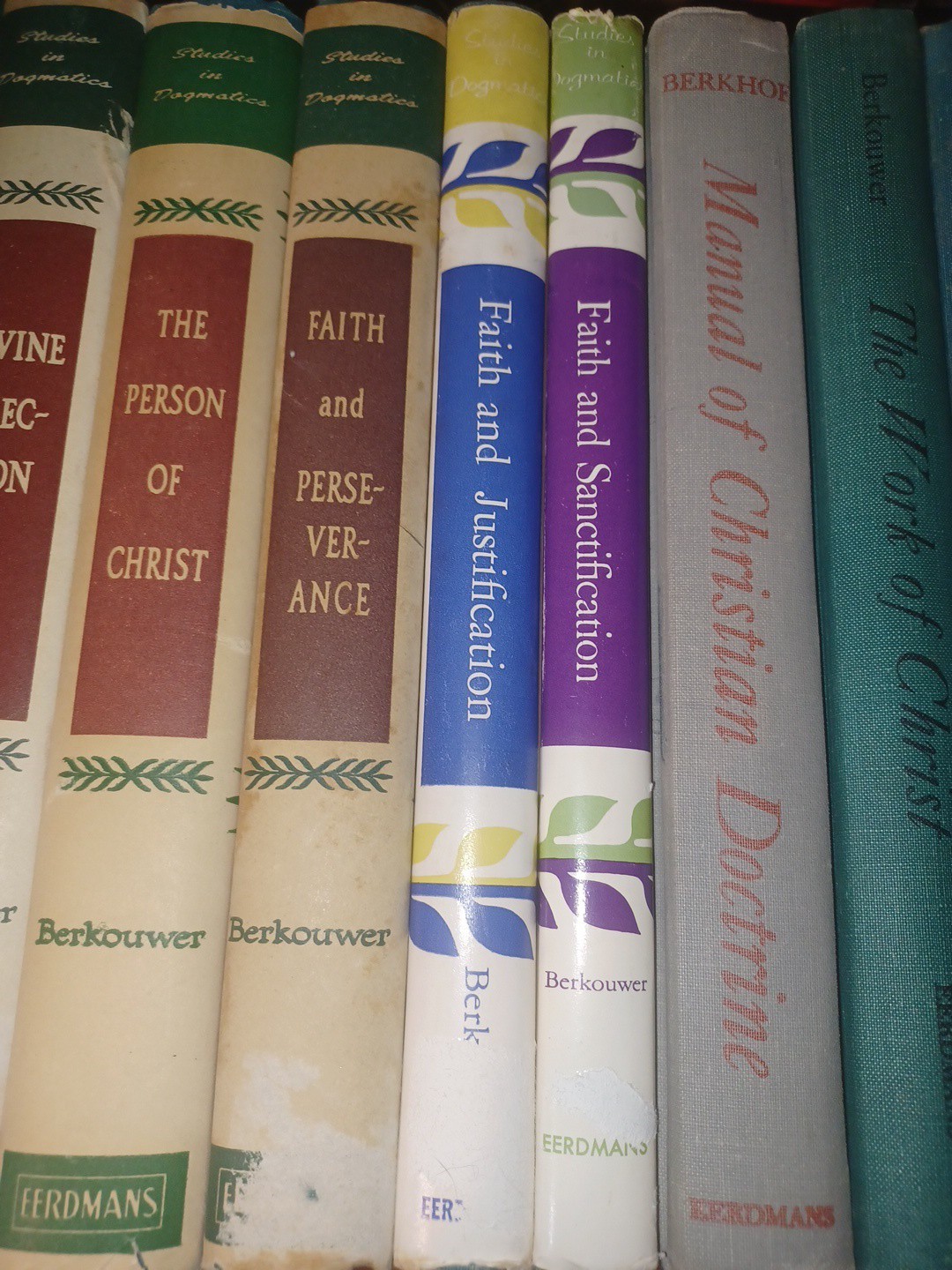 10 Volumes Lot G C Berkouwer Studies In Dogmatic Theology Hardcover 1961 More