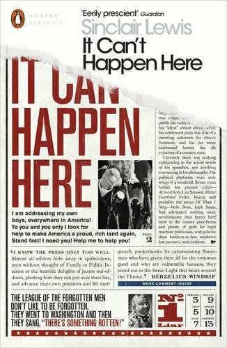 It Can’t Happen Here (Penguin Modern Classics) by Lewis, Sinclair 0241310660 The