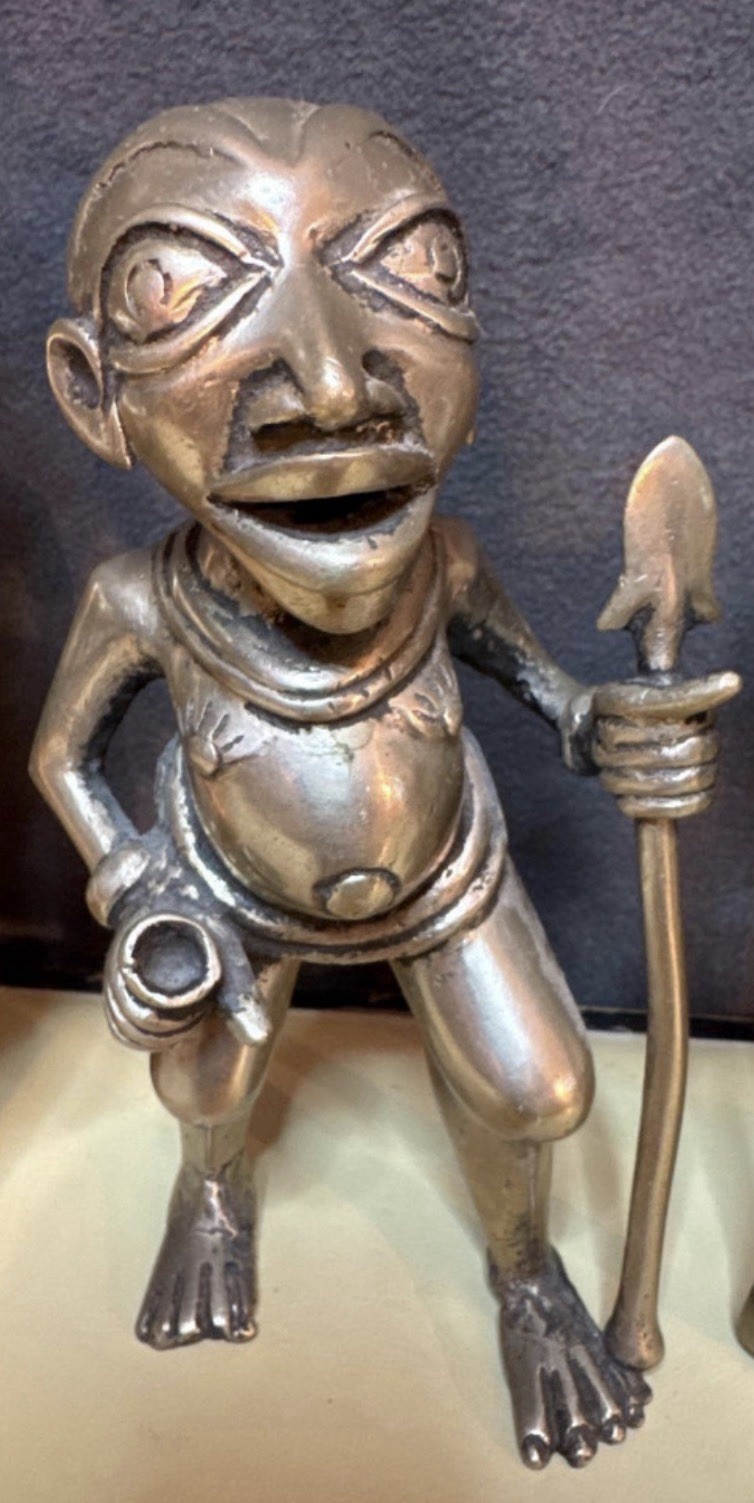 Bronze Edo people Benin Kingdom in Nigeria or the Bamum/Tikar people in Cameroon