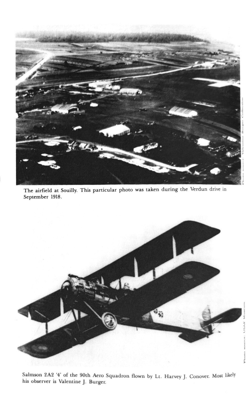 The Ninetieth Aero Squadron by Leland Carver, hc, Reprint, 1990, WW I Unit Hist.