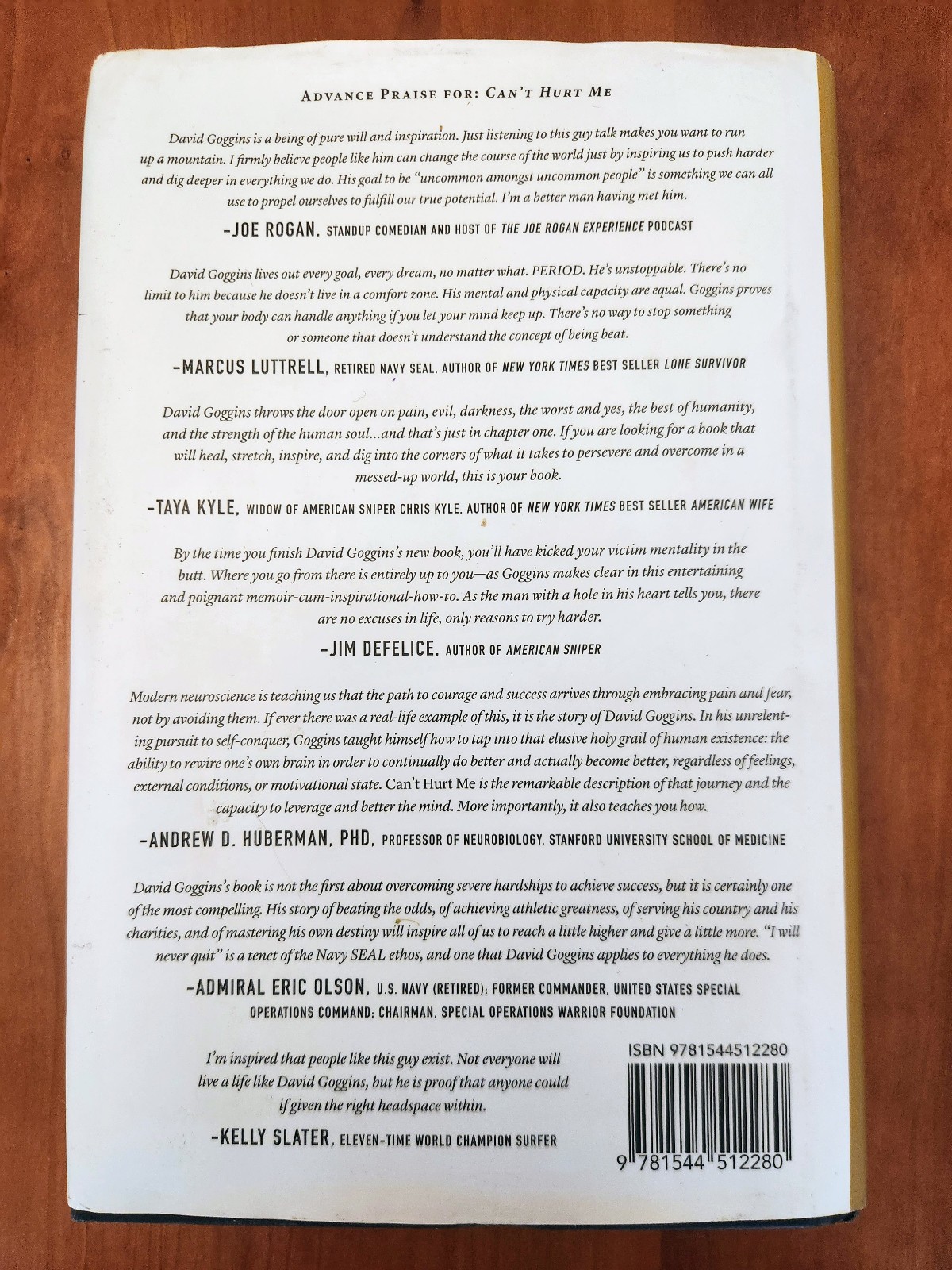 Can’t Hurt Me David Goggins Hardcover HC DJ Master Your Mind Defy the Odds