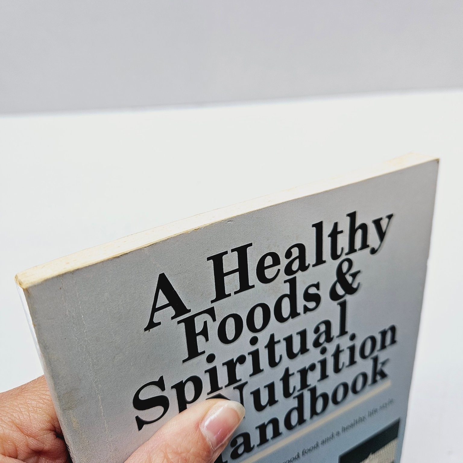 Spiritual Nutrition / Healthy Foods Handbook – Keith T. Wright 1989 Pbk