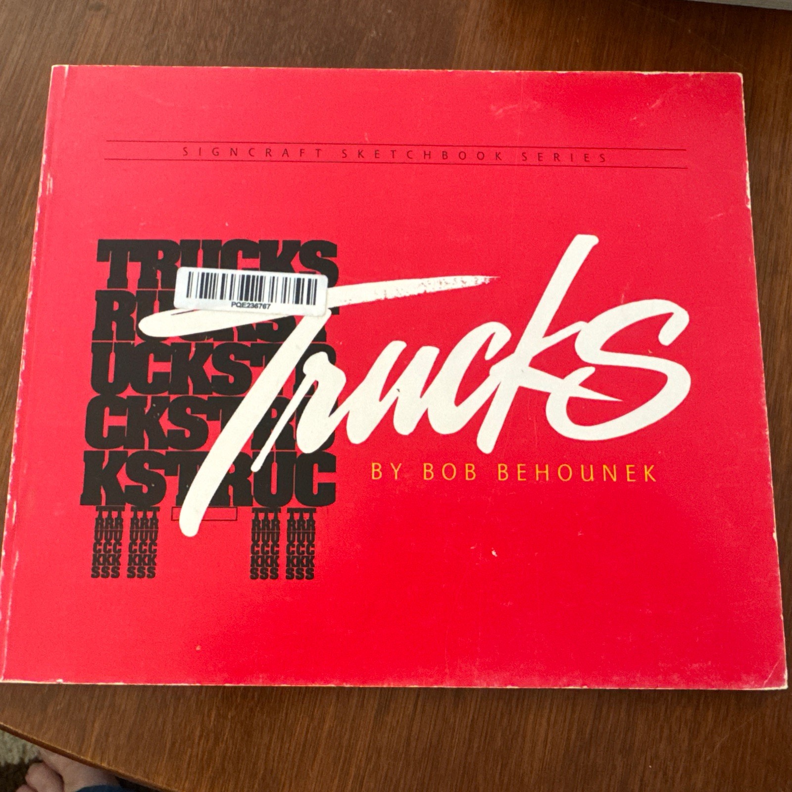 Rare ‘90’s Era TRUCKS PB By Famous Bob Behounek-Signcraft Magazine-Sign Painting