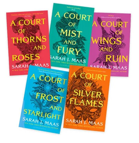 Sarah J. Maas 5 Books Collection Set A Court of Thorns and Roses Series…….