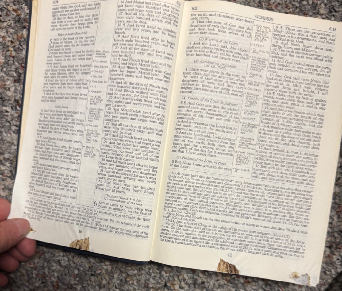 New Scofield Reference Edition Bible Hard Cover 1967 Vintage Blue