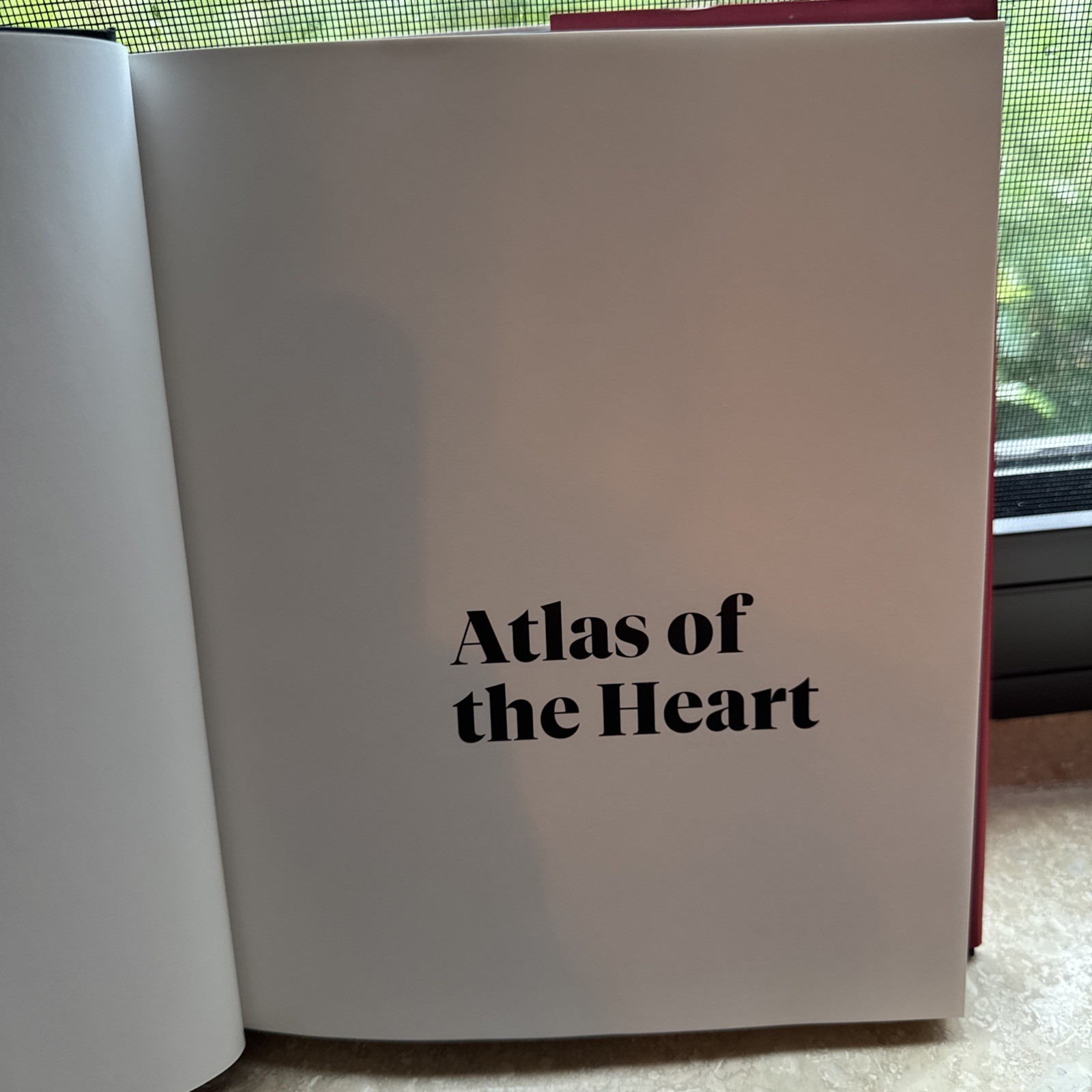 Atlas Of The Heart Brene Brown Hardcover Book