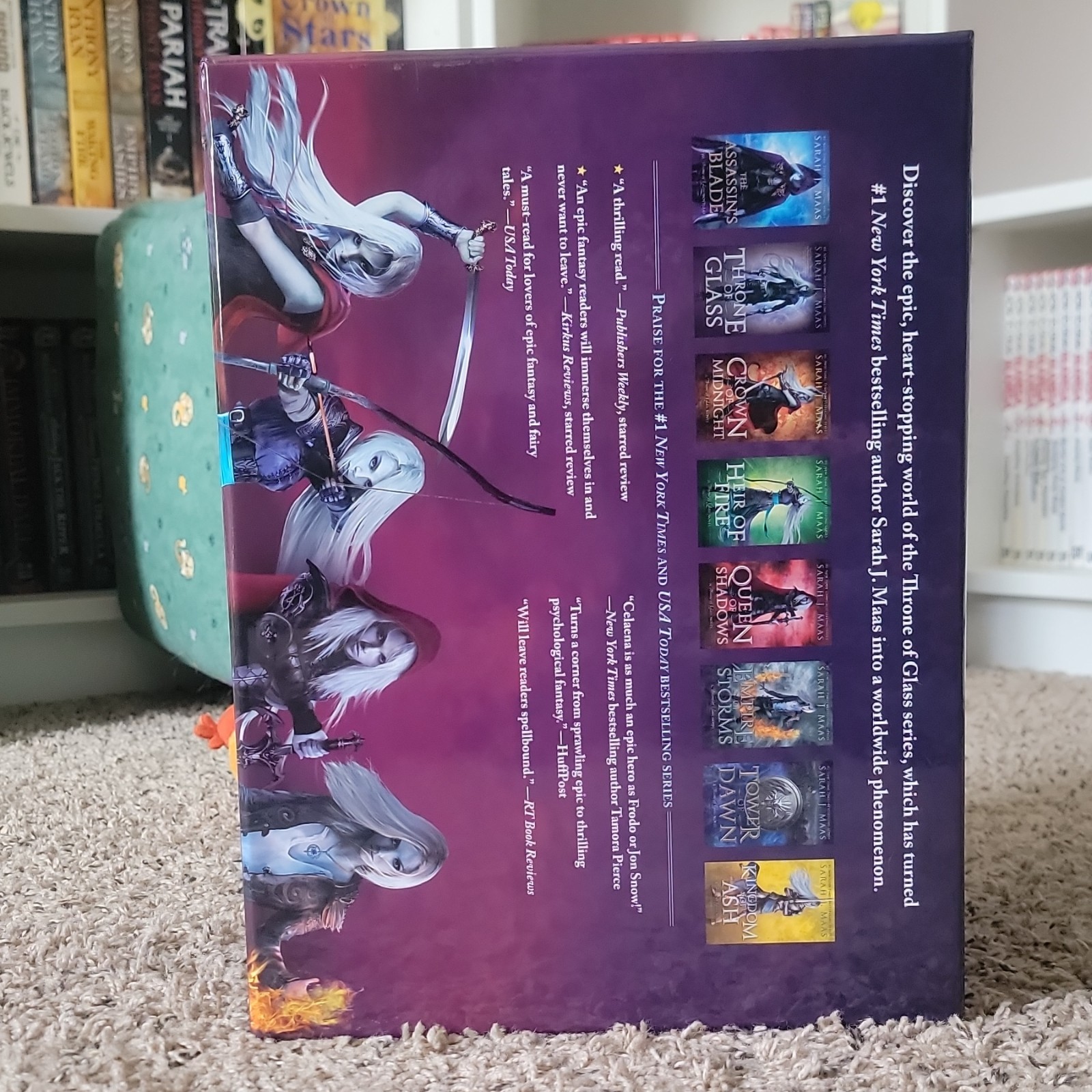 OOP Throne of Glass Set by Sarah J. Maas (2018, Hardcover) Original Cover