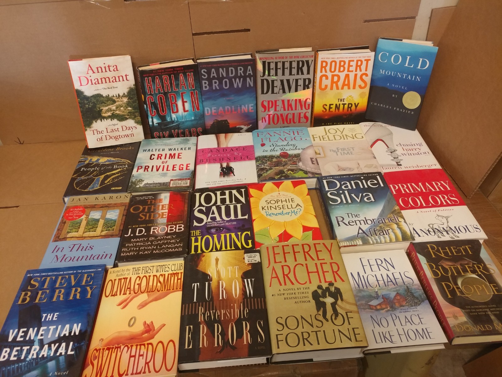 Lot of 10 Pounds Hardcover INSTANT COLLECTION GENERAL FICTION Book MIX GENRE SET