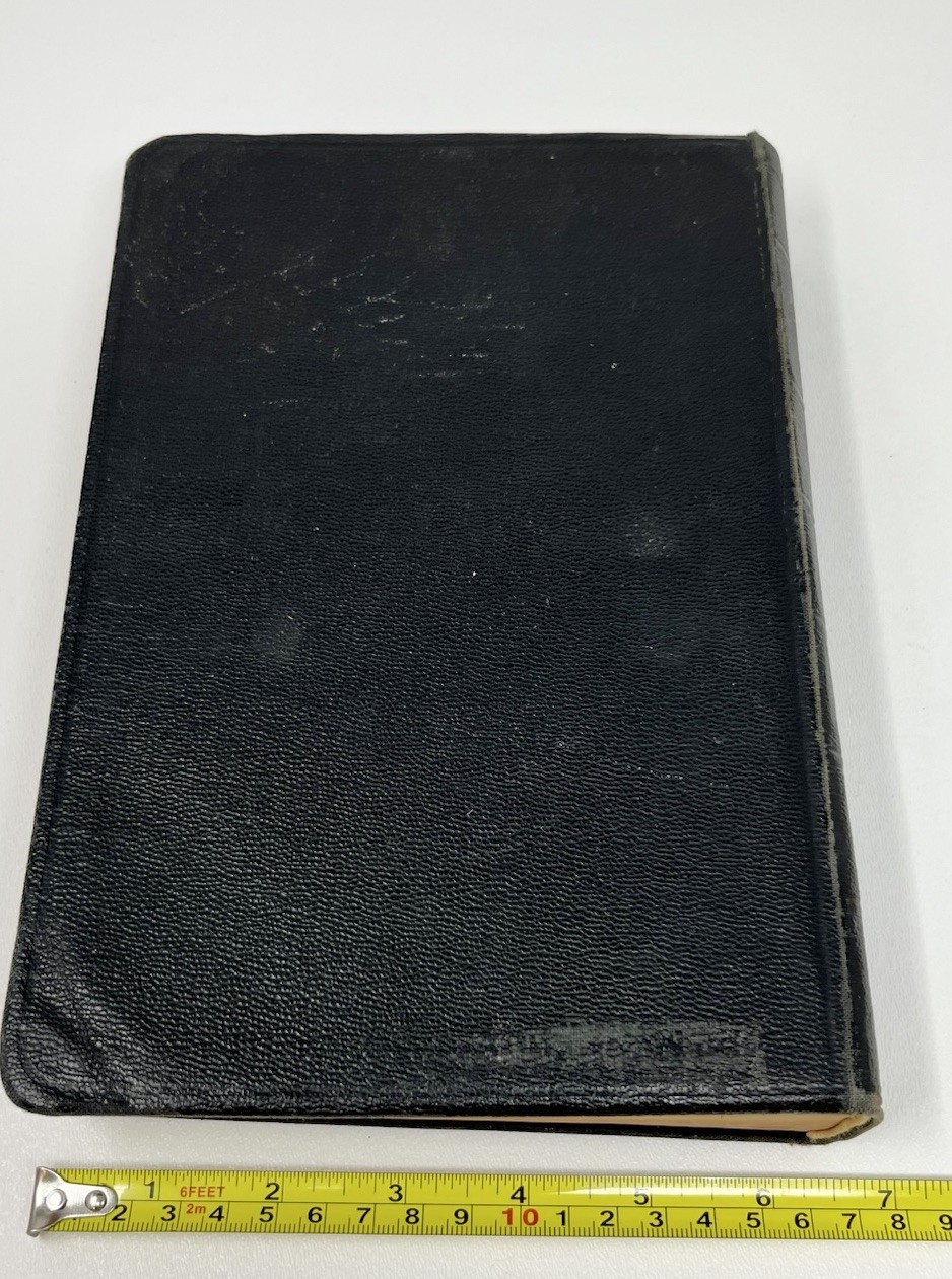 Holy Bible 1944 WW2 Era Concordance National Bible Press Large Print W/ Inserts