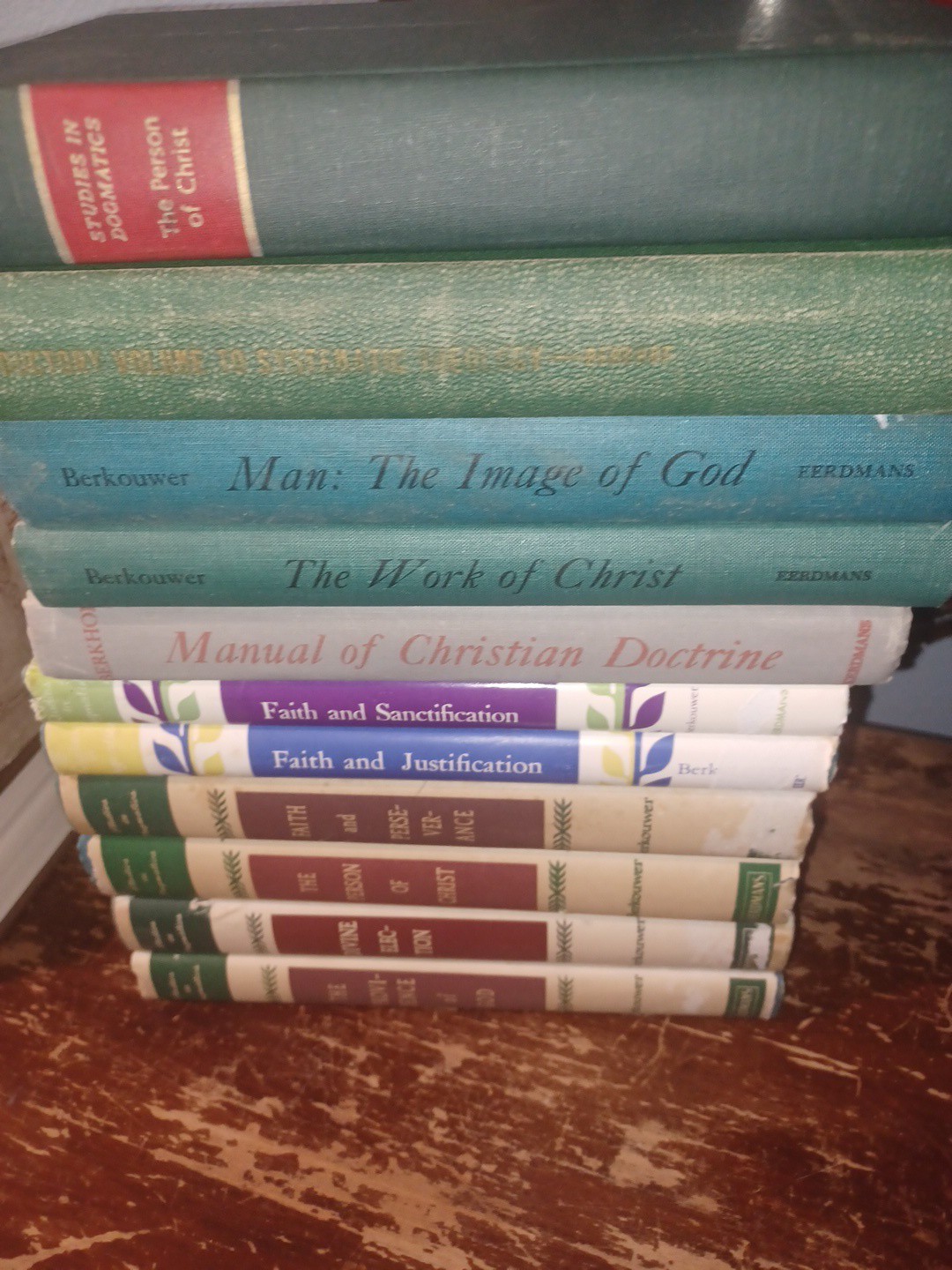 10 Volumes Lot G C Berkouwer Studies In Dogmatic Theology Hardcover 1961 More