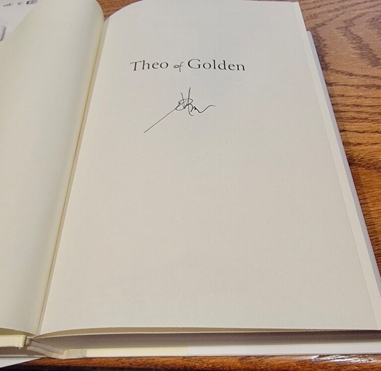Theo of Golden By Allen Levi SIGNED HARDCOVER