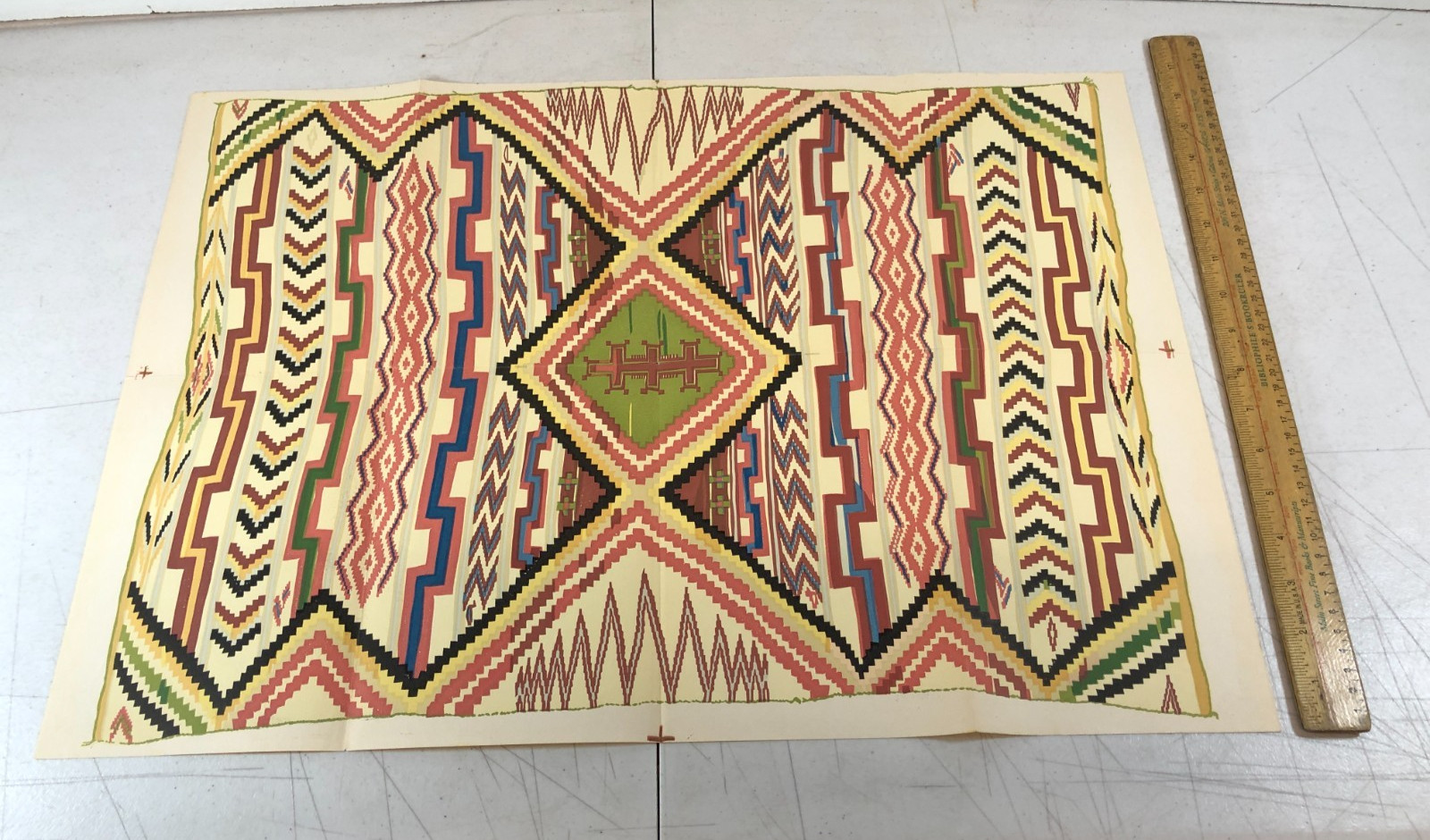 Navaho Weaving, Charles Avery Amsden 1949, E-109