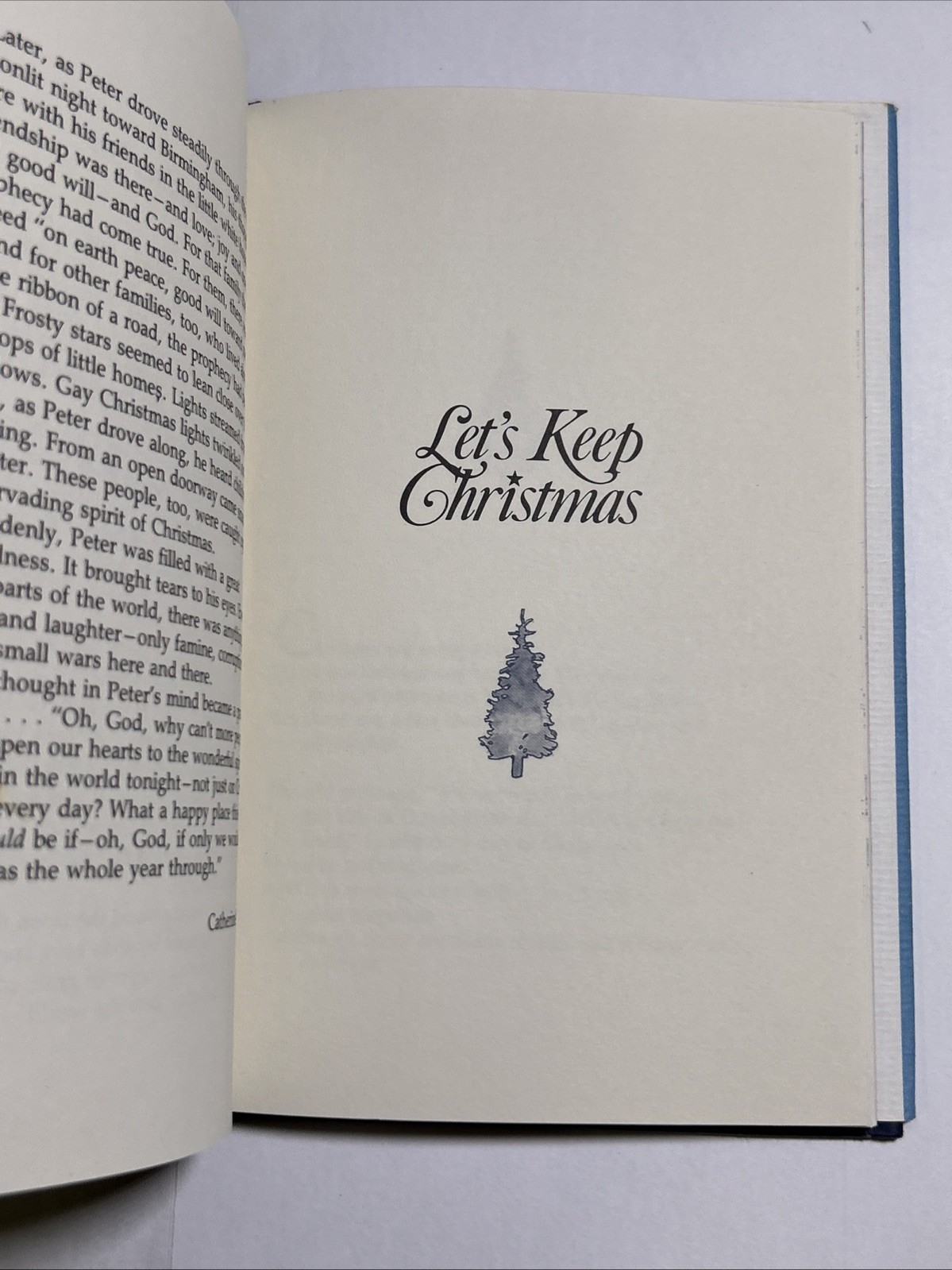 Let’s Keep Christmas By Peter Marshall – Vintage 1981 HC
