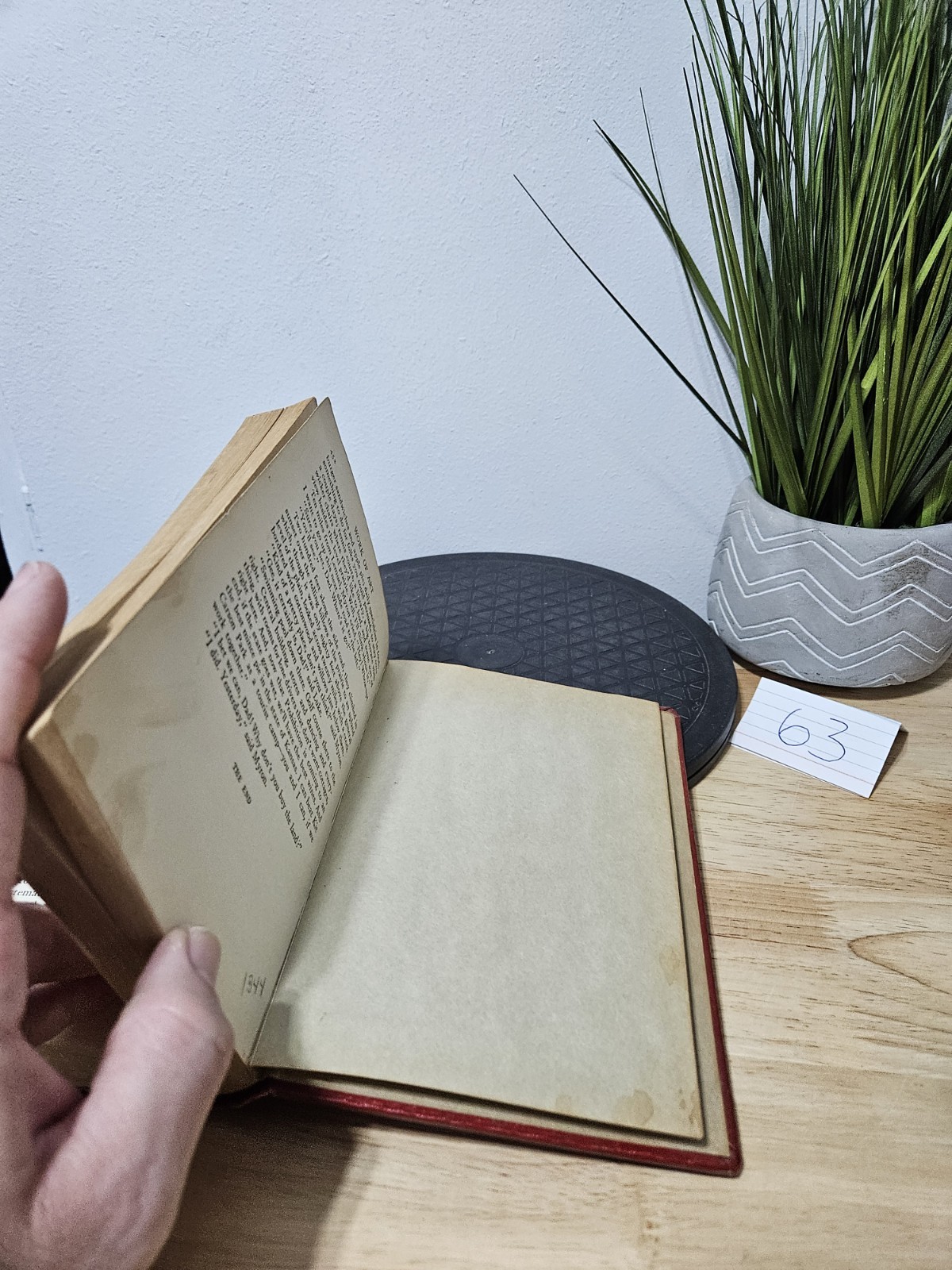 Work Of Art By Sinclair Lewis – Hardcover Ex Library