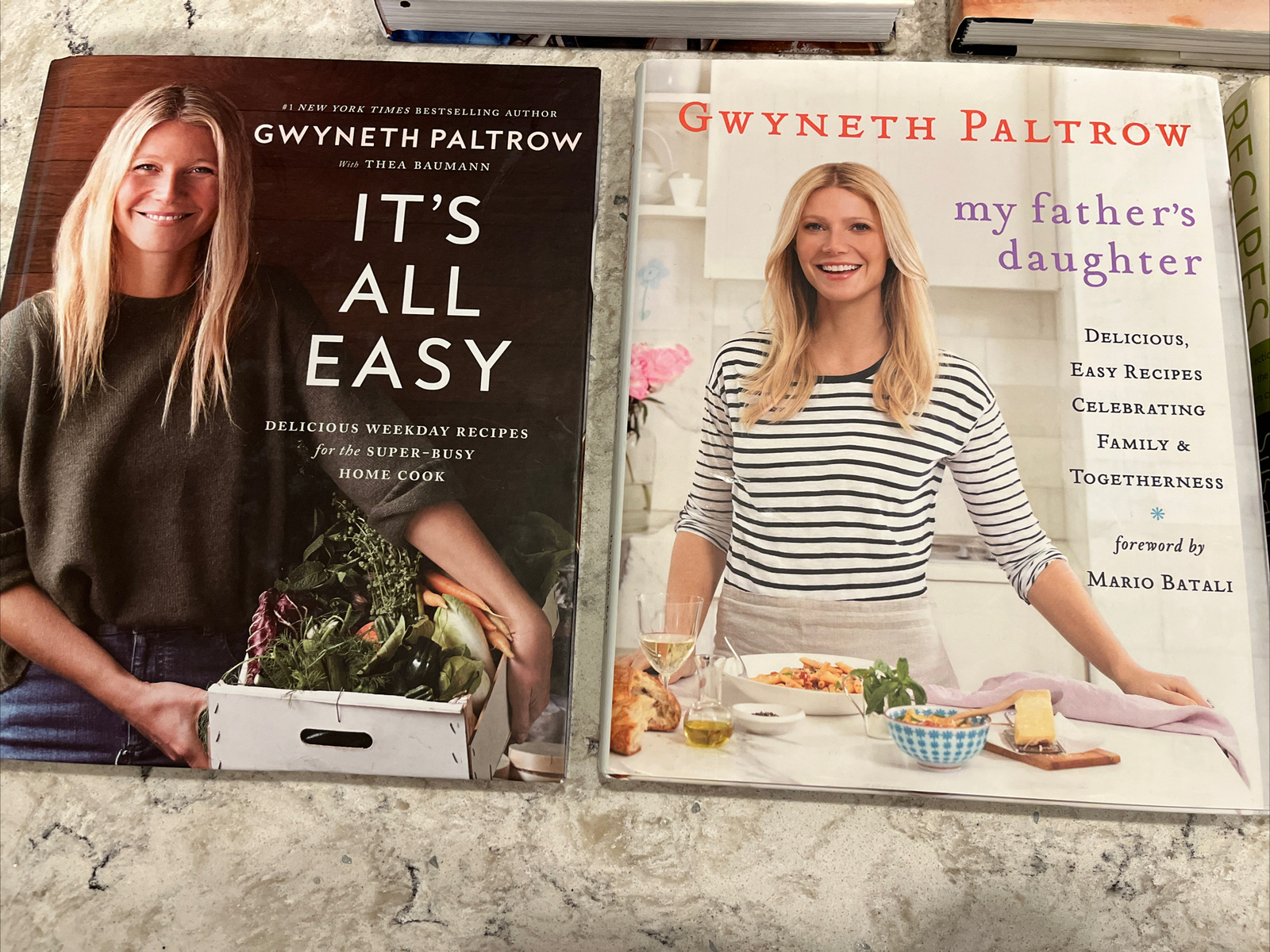 Lot 5 Cookbooks Happy Cook Oz, Think Like Chef, Paltrow It’s All Easy, Daughter