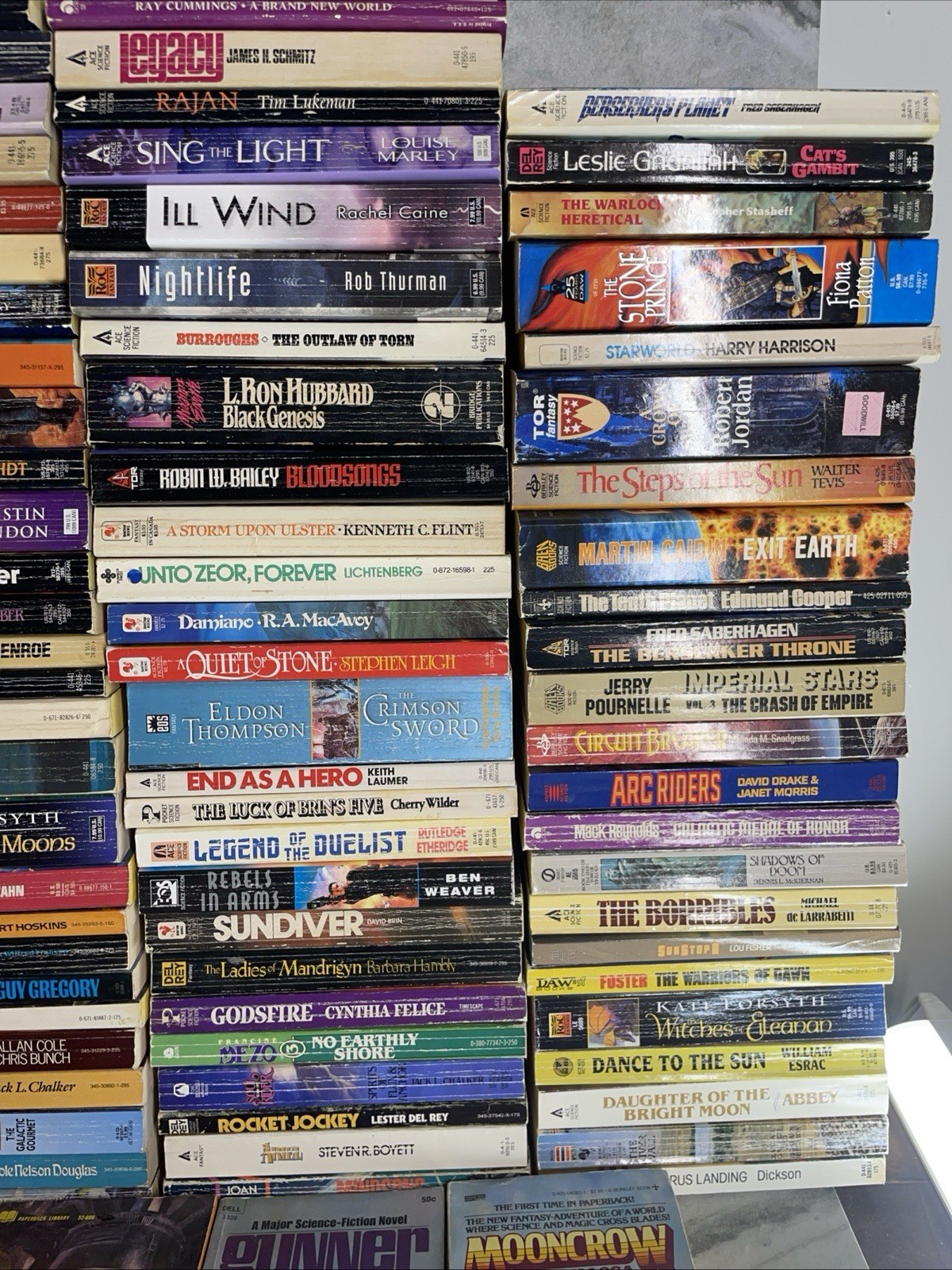 5 Pounds Assorted Science Fiction Paperback Books Mass Market Various Good