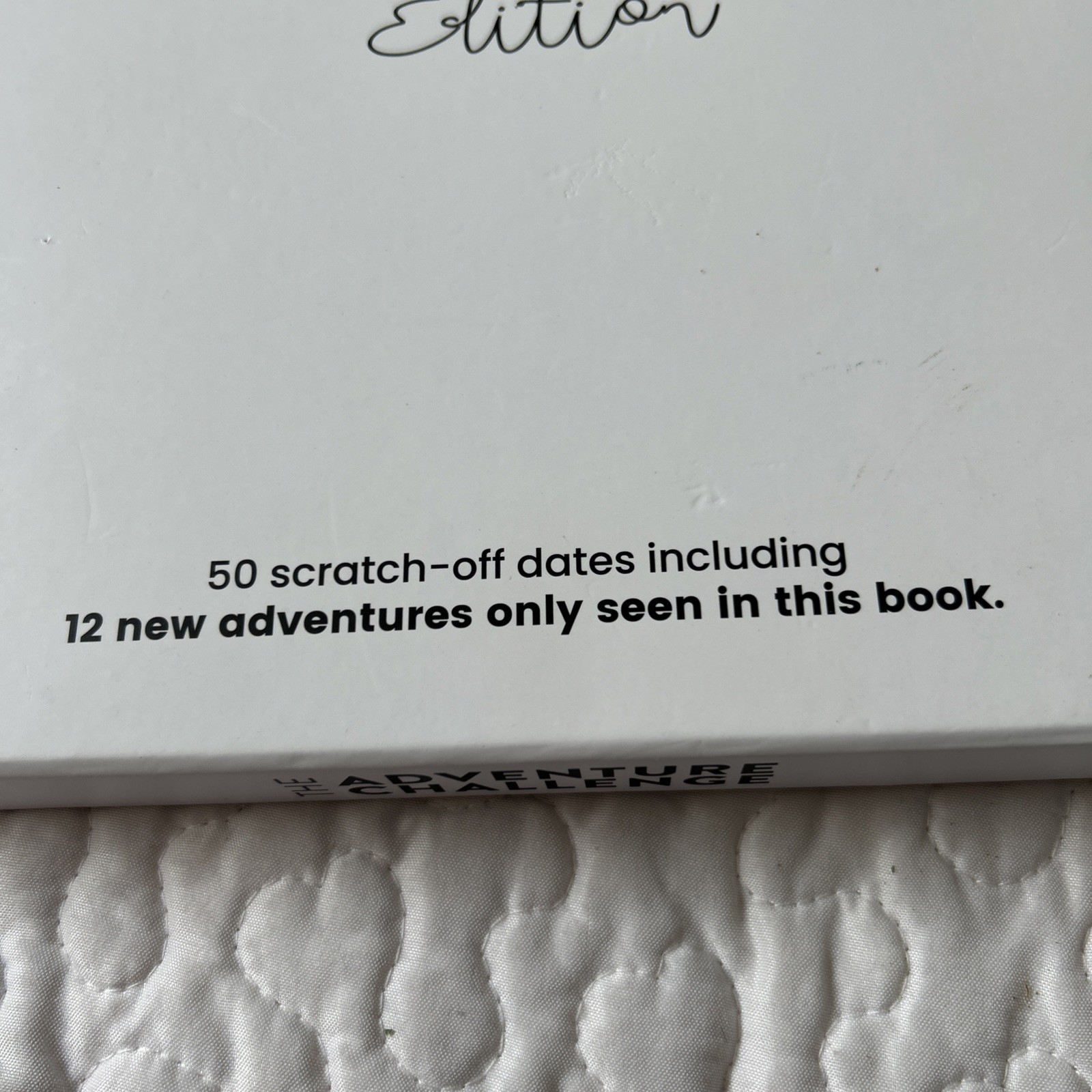 The Adventure Challenge Couples Limited Edition Activity Book 50 Scratchoff Date