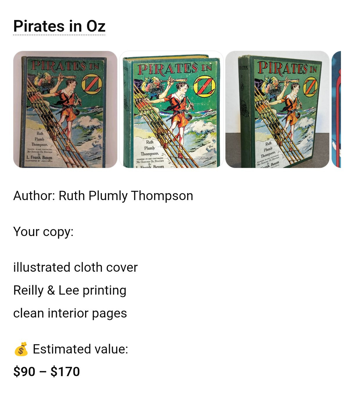 A Collection of Vintage Oz books Over 30 books for your enjoyment.
