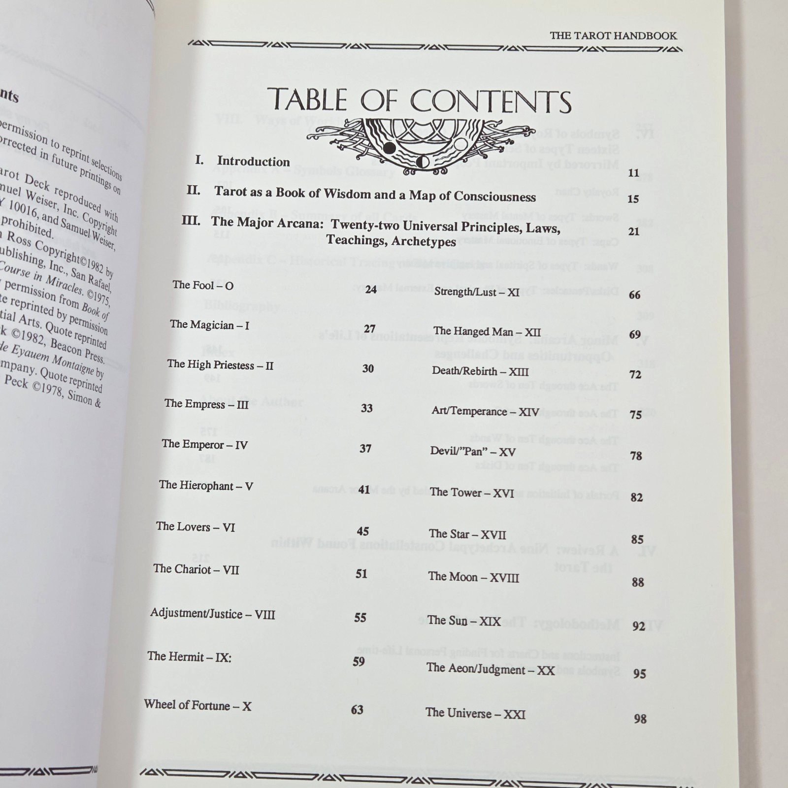 The Tarot Handbook Angeles Arrien Vtg 1995 PB Applications of Ancient Symbols