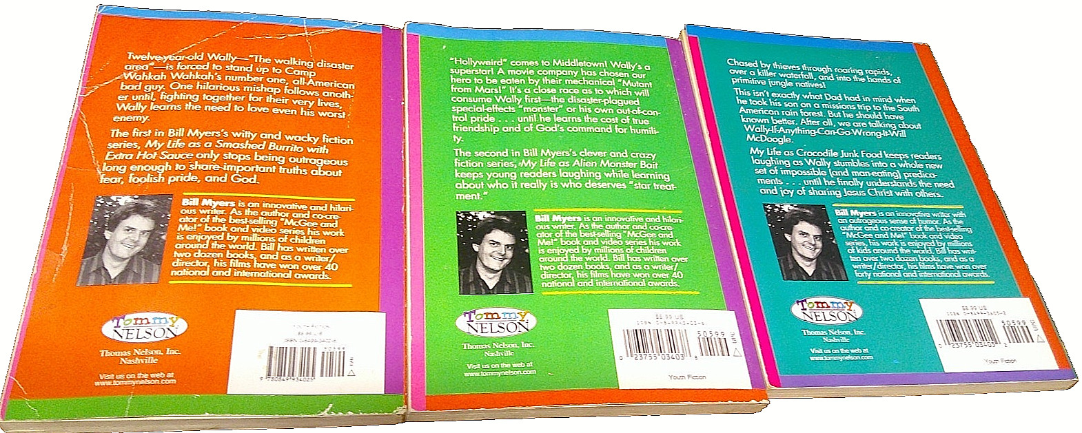 Lot 3) My Life as a Junk Food-Monster Bait-Burrito #1-2-4- Wally McDoogle S25