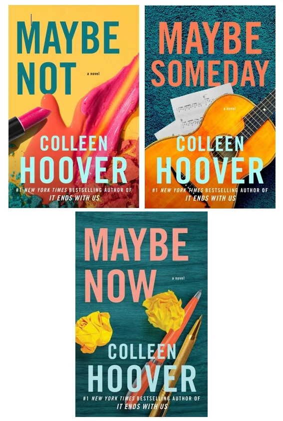 Maybe Someday 3 Book Series Collection Set By Colleen Hoover, Paperback………