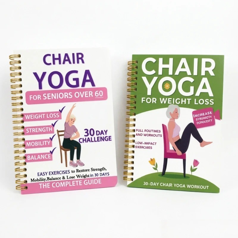 30 Day Chair Yoga Guide for Seniors Over 60 Strength Balance Book