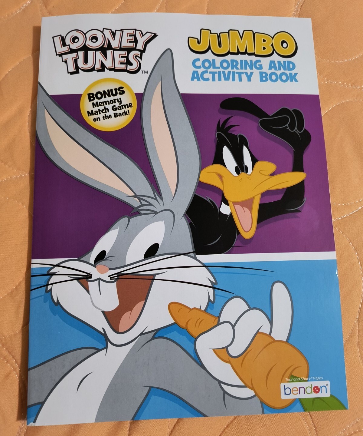 Looney Tunes Jumbo Coloring & Activity Book with Tear & Share Pages 🆕🆓 ship!