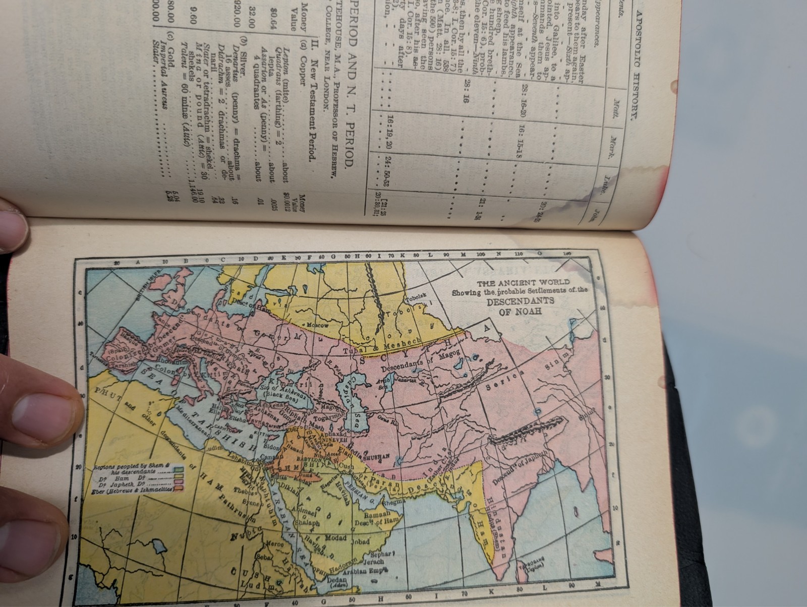 Vintage Holy Bible Illustrated With the Words of Christ Printed in Red (1940’s)