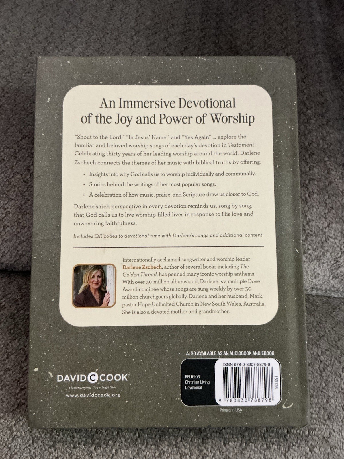 New Testament 30 Days Of Remembrance, Darlene Zschech – Hardcover