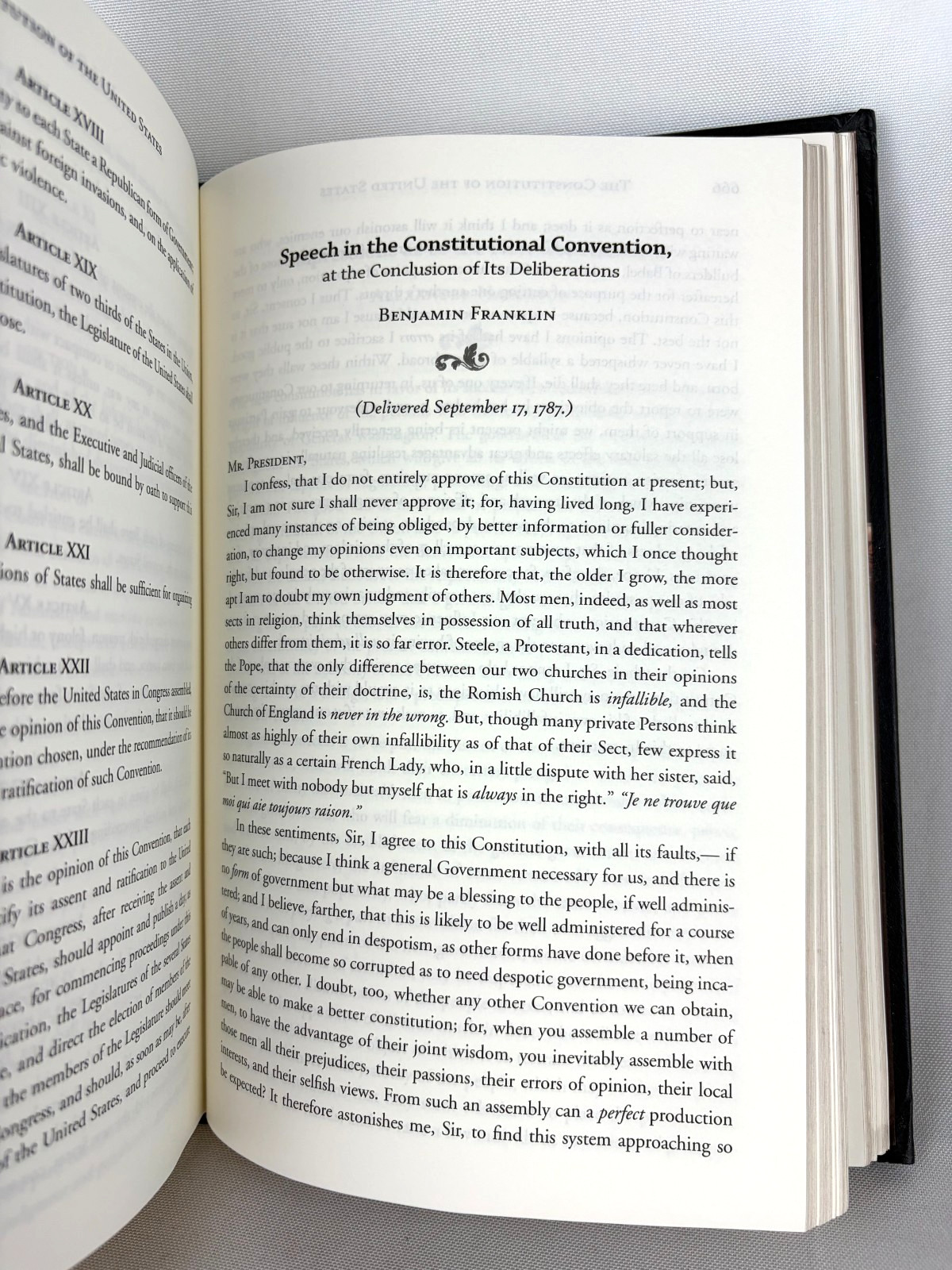 THE CONSTITUTION OF THE UNITED STATES OF AMERICA, FEDERALIST PAPERS.. NEW SEALED