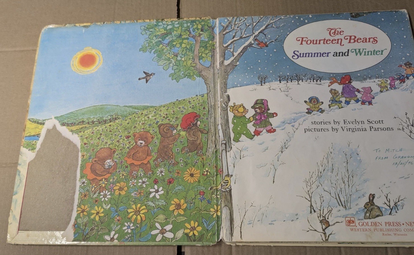 VTG The 14 Fourteen Bears in Summer and Winter Virginia Parsons & Evelyn Scott