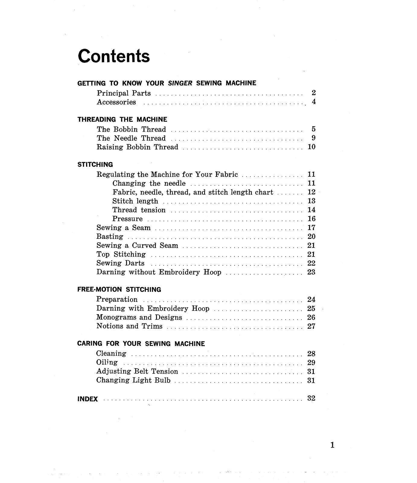 SINGER 239 Fashion Mate Sewing Machine User Manual Guide – TOUGH SPIRAL BINDING