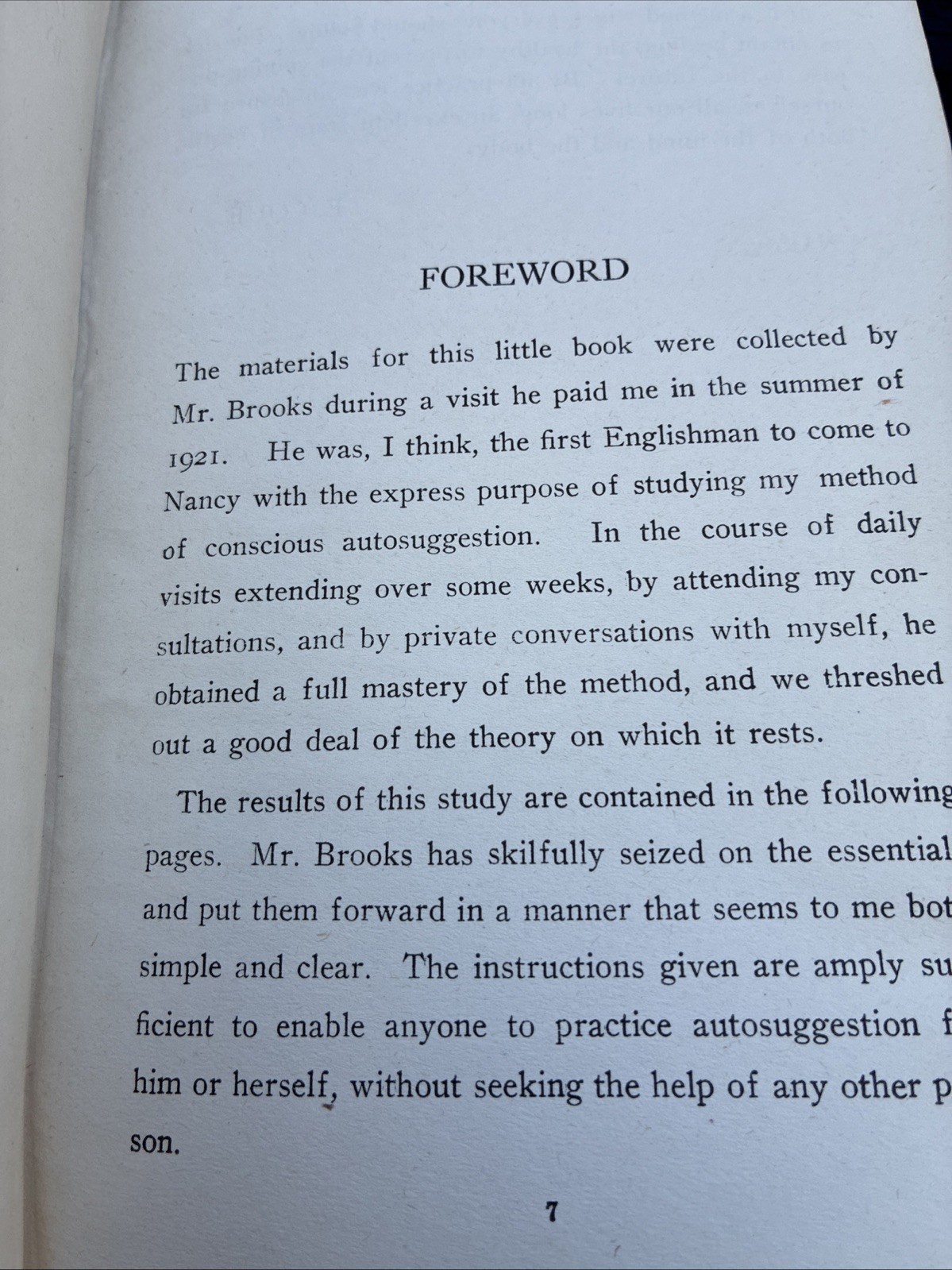 1922 Practice of Autosuggestion : By the Method of Emile Coue; HB