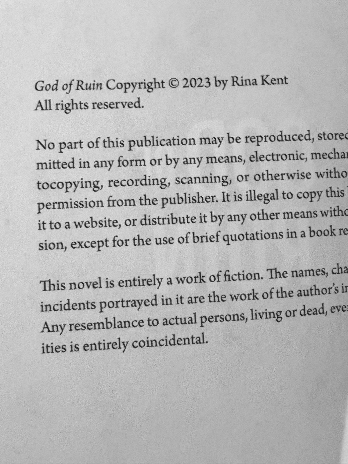 Legacy of Gods Trade PBKs (First Ed/OG Models) #1..#2..#3..#4..#6 Rina Kent/OOP