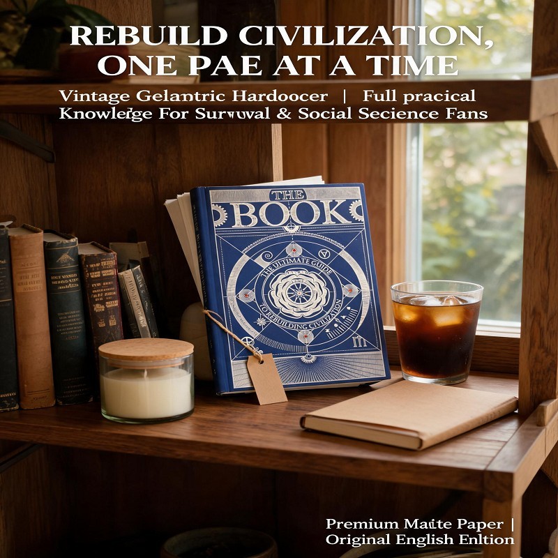 The Book The Ultimate Guide to Rebuilding a Civilization New English Book Gifts